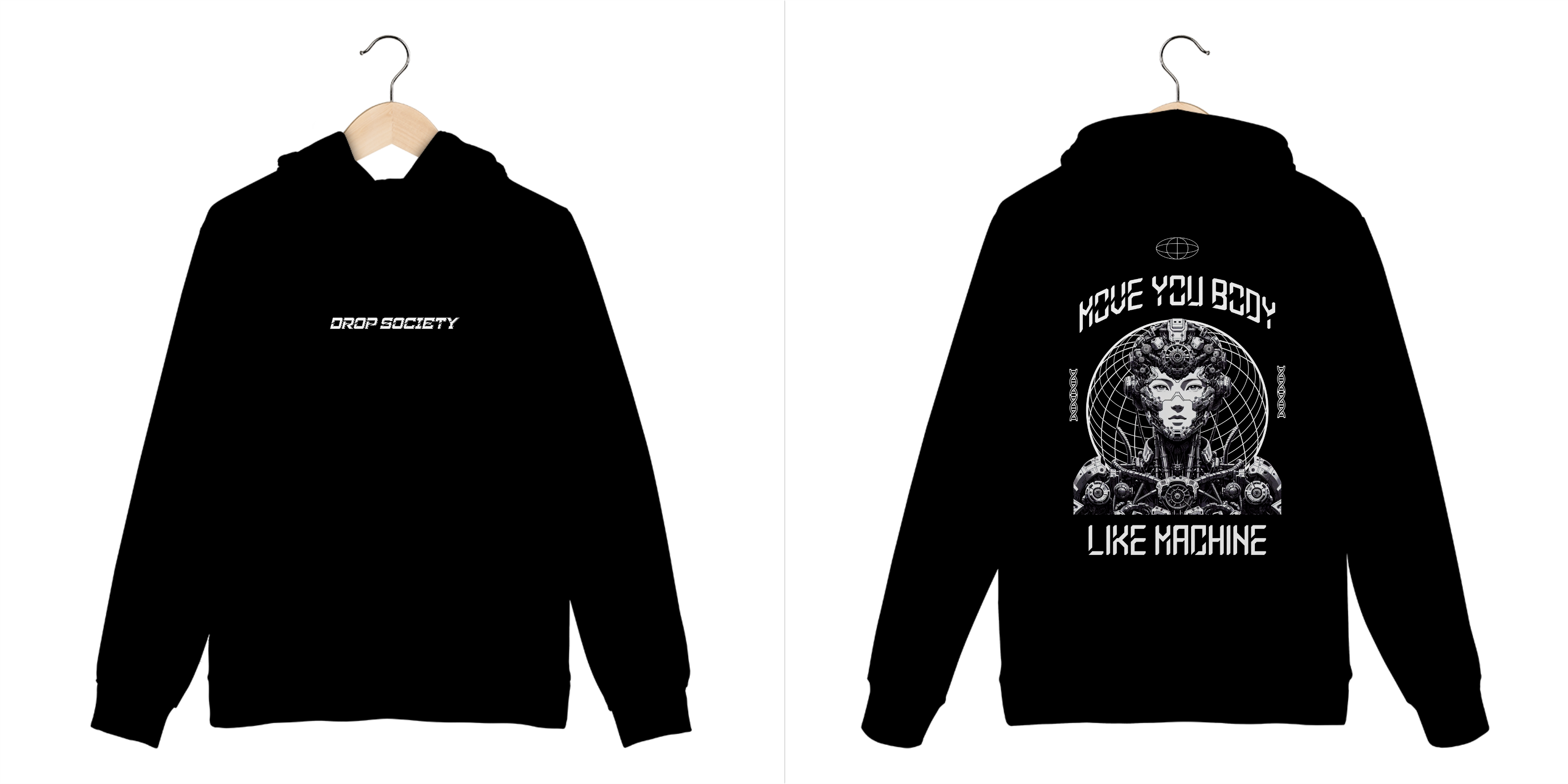 Nome do produto: Moletom Canguru Like Machine