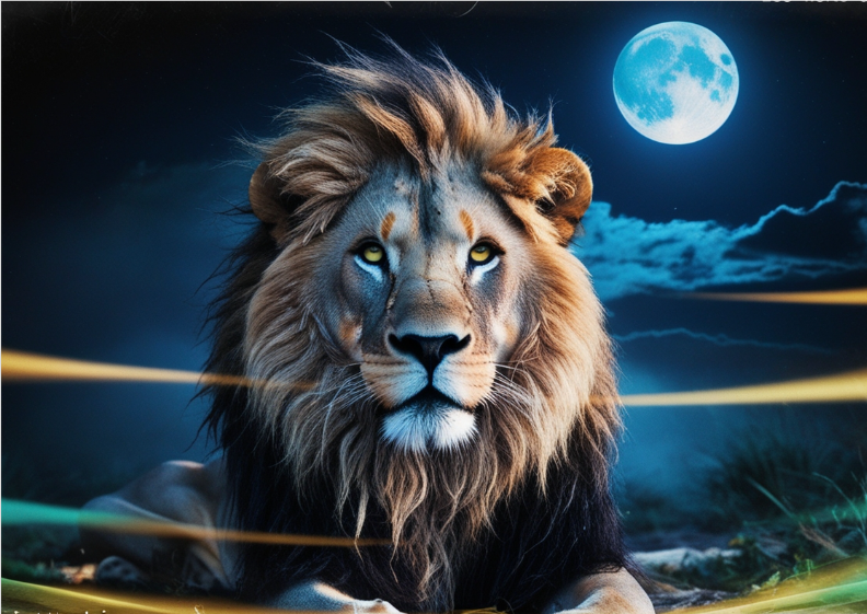 Nome do produto: Poster Leão