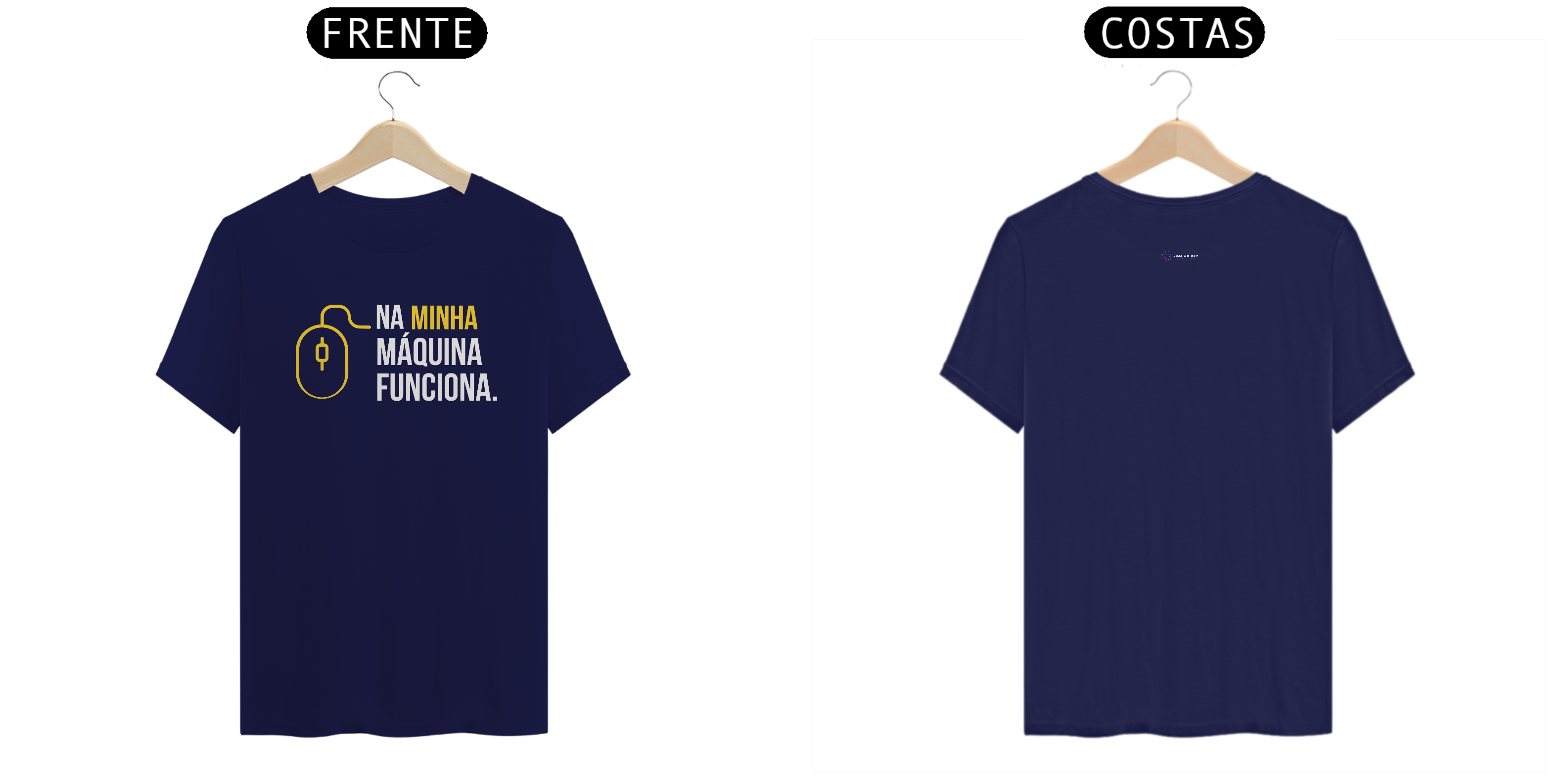 Nome do produto: T-shirt Classic na minha máquina funciona