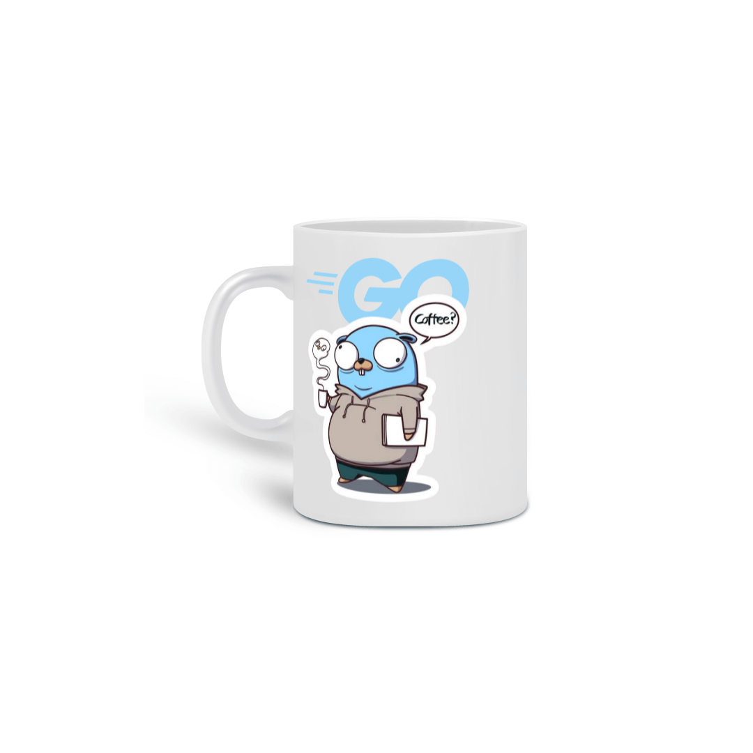 Nome do produto: Caneca GO - Coffe ?