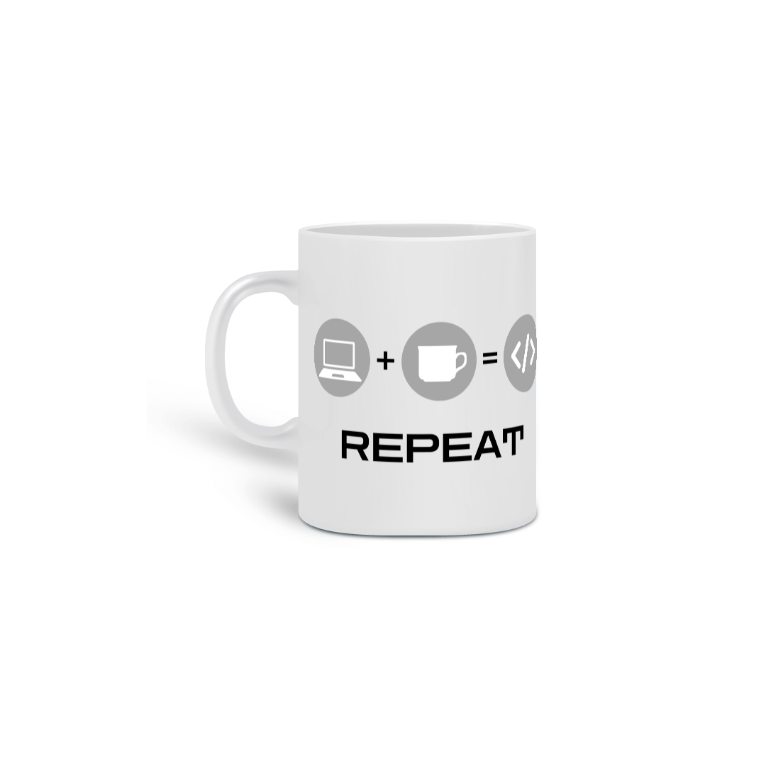 Nome do produto: Caneca  Repeat