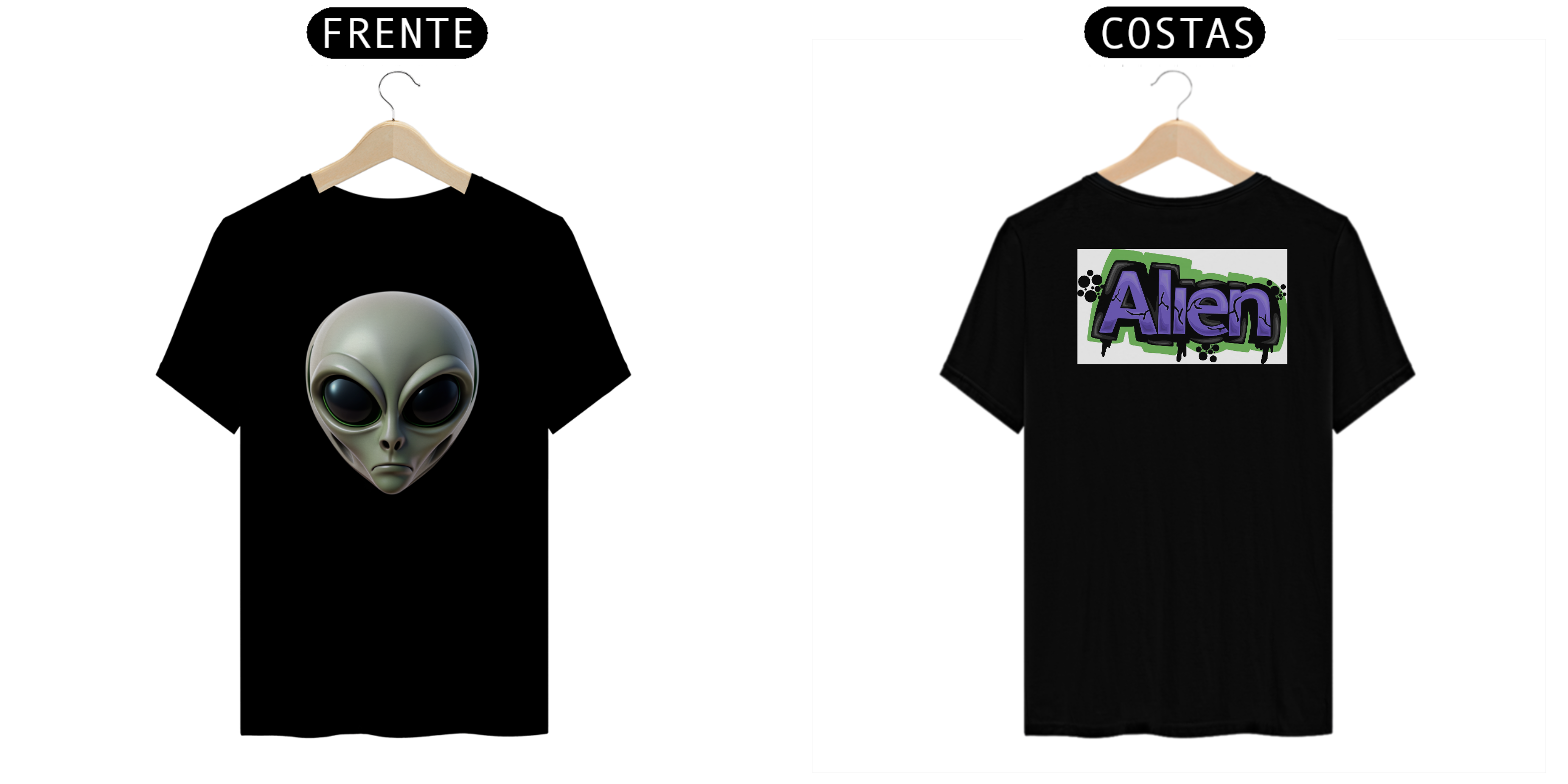 Nome do produto: Camiseta Alien