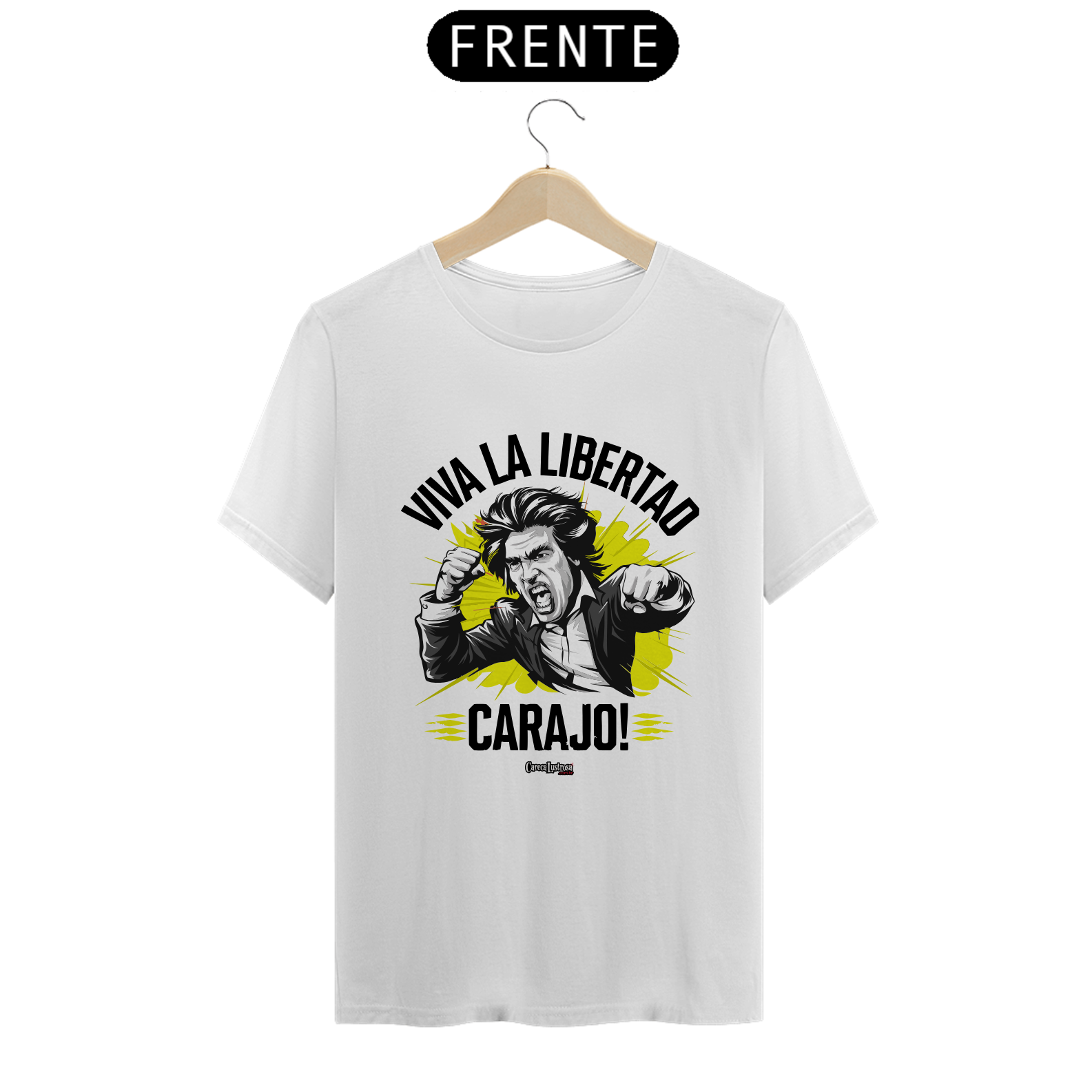 Nome do produto: Camiseta - Viva La Libertad Carajo! Light Colored #01-  [Prime Shirt]