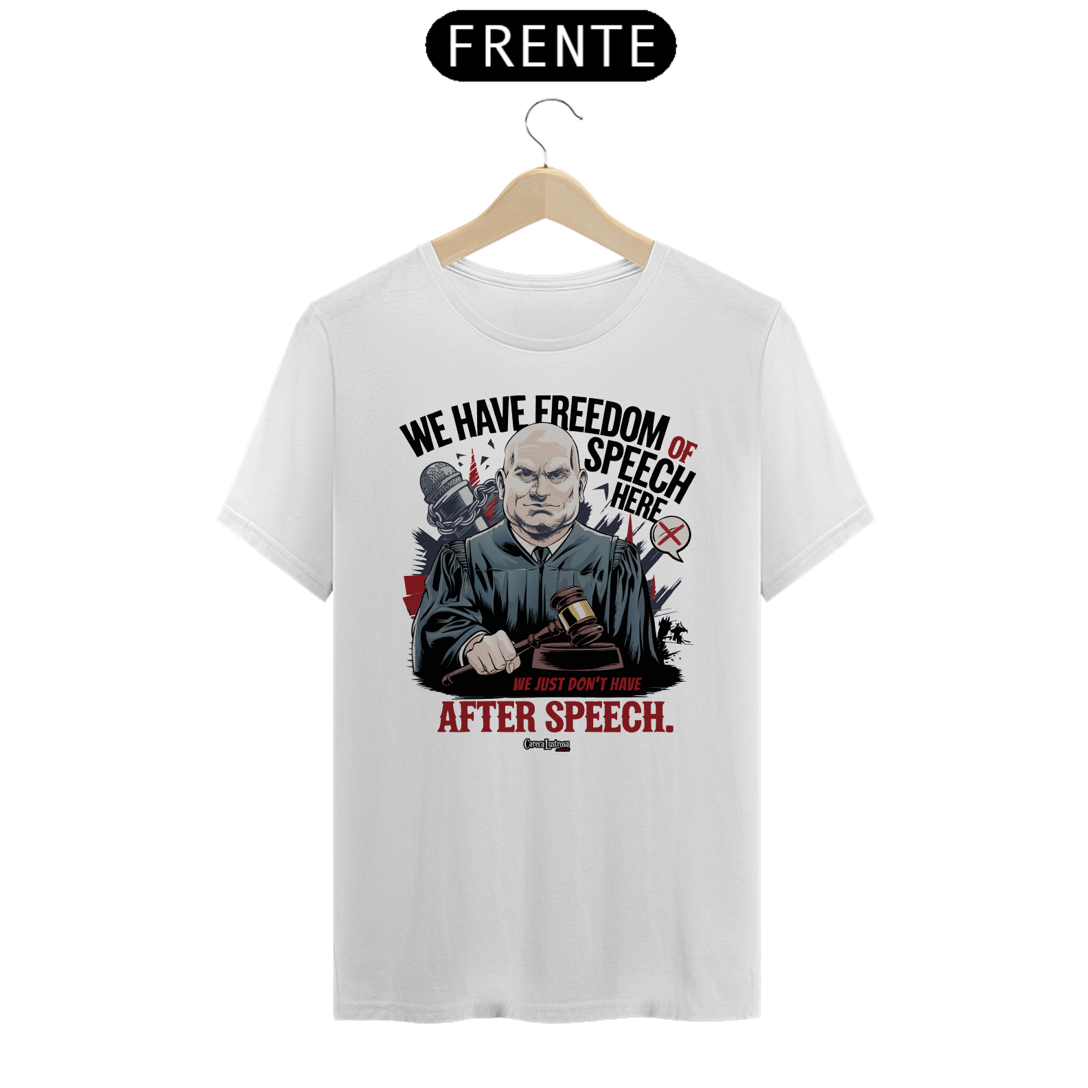 Nome do produto: Camiseta - Freedom of Speech - Dark Colored - [Prime Shirt]