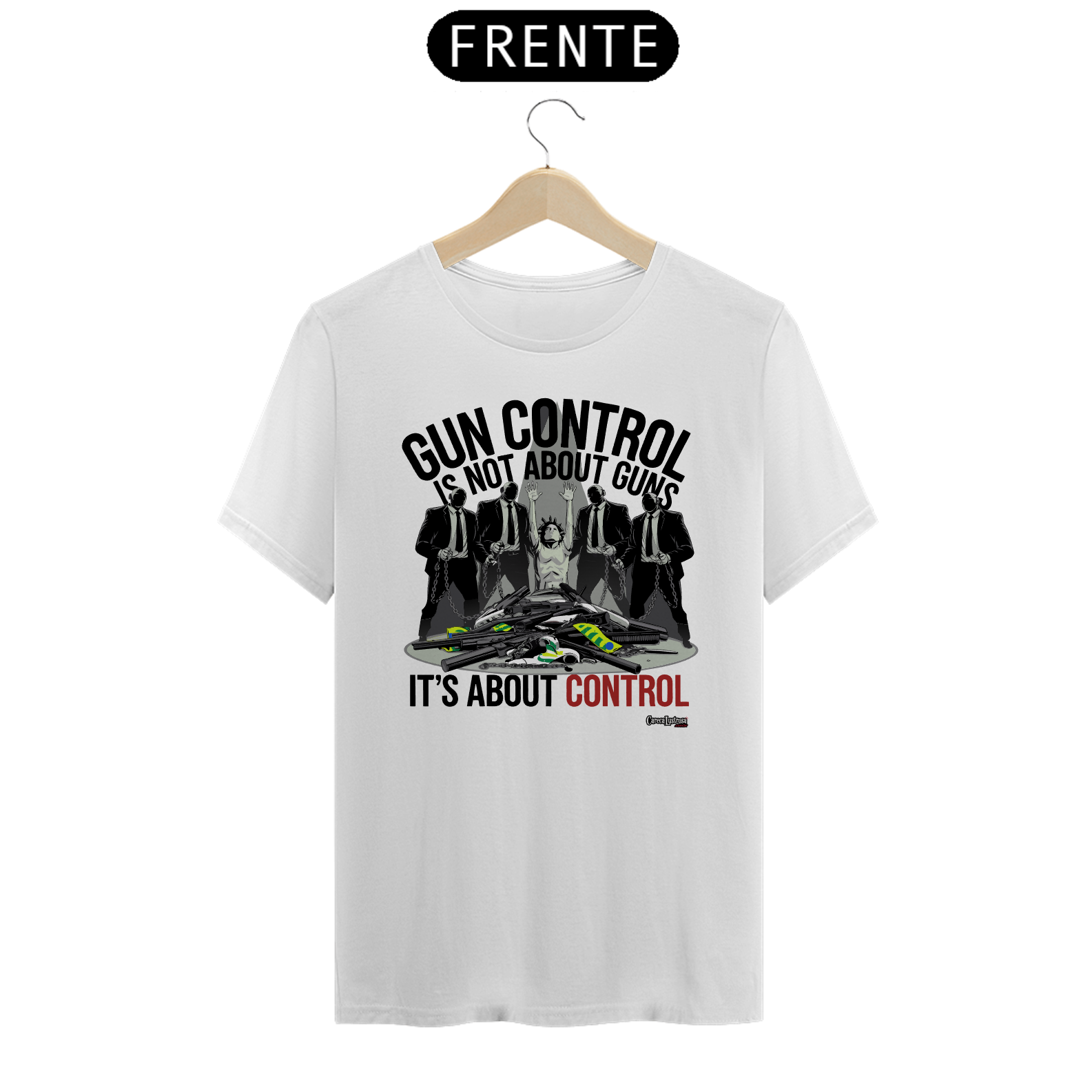 Nome do produto: Camiseta - Gun Control - Dark Colored - [Prime Shirt]