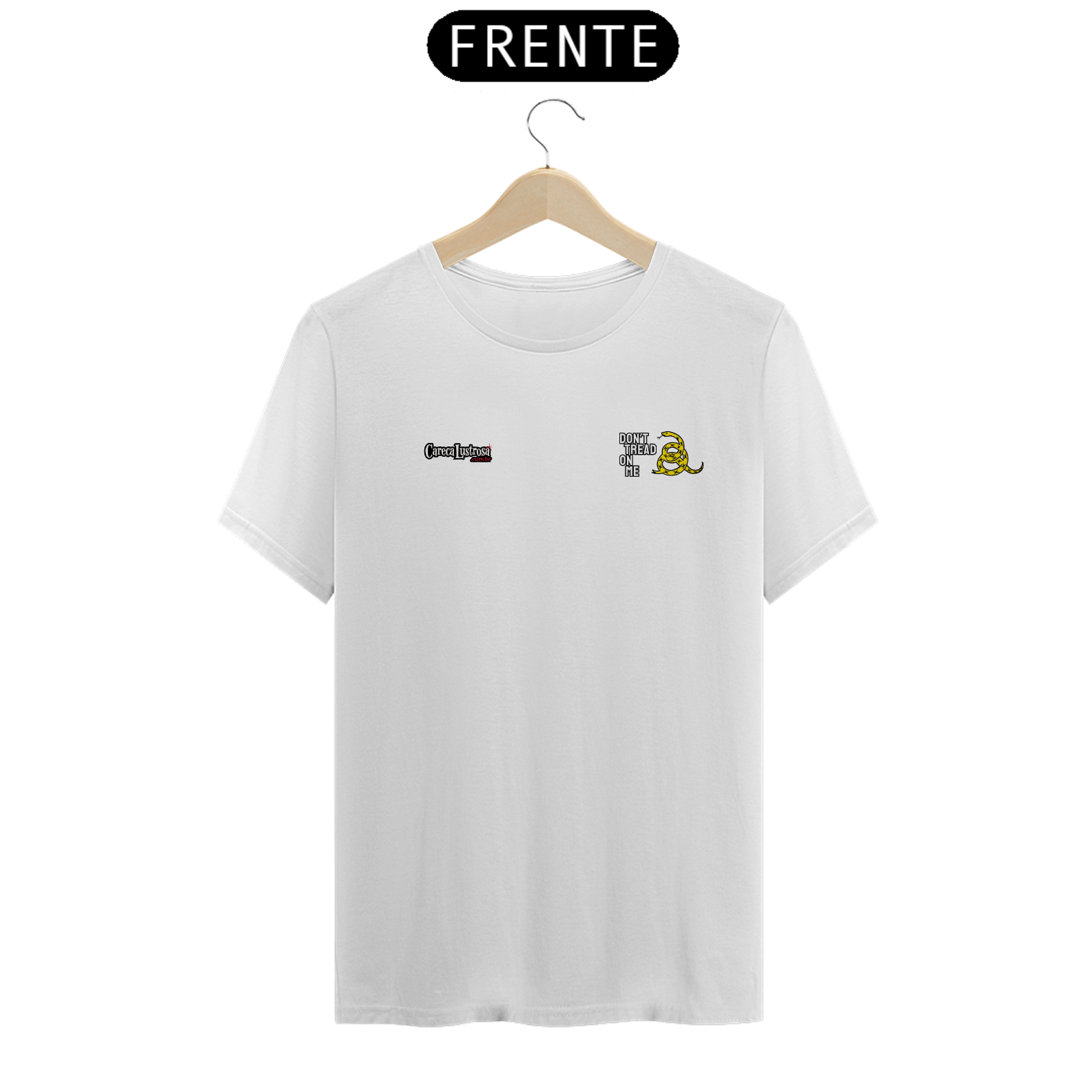 Nome do produto: Camiseta - Dont Tread On Me - Minimalista #04 - [Quality Shirt]