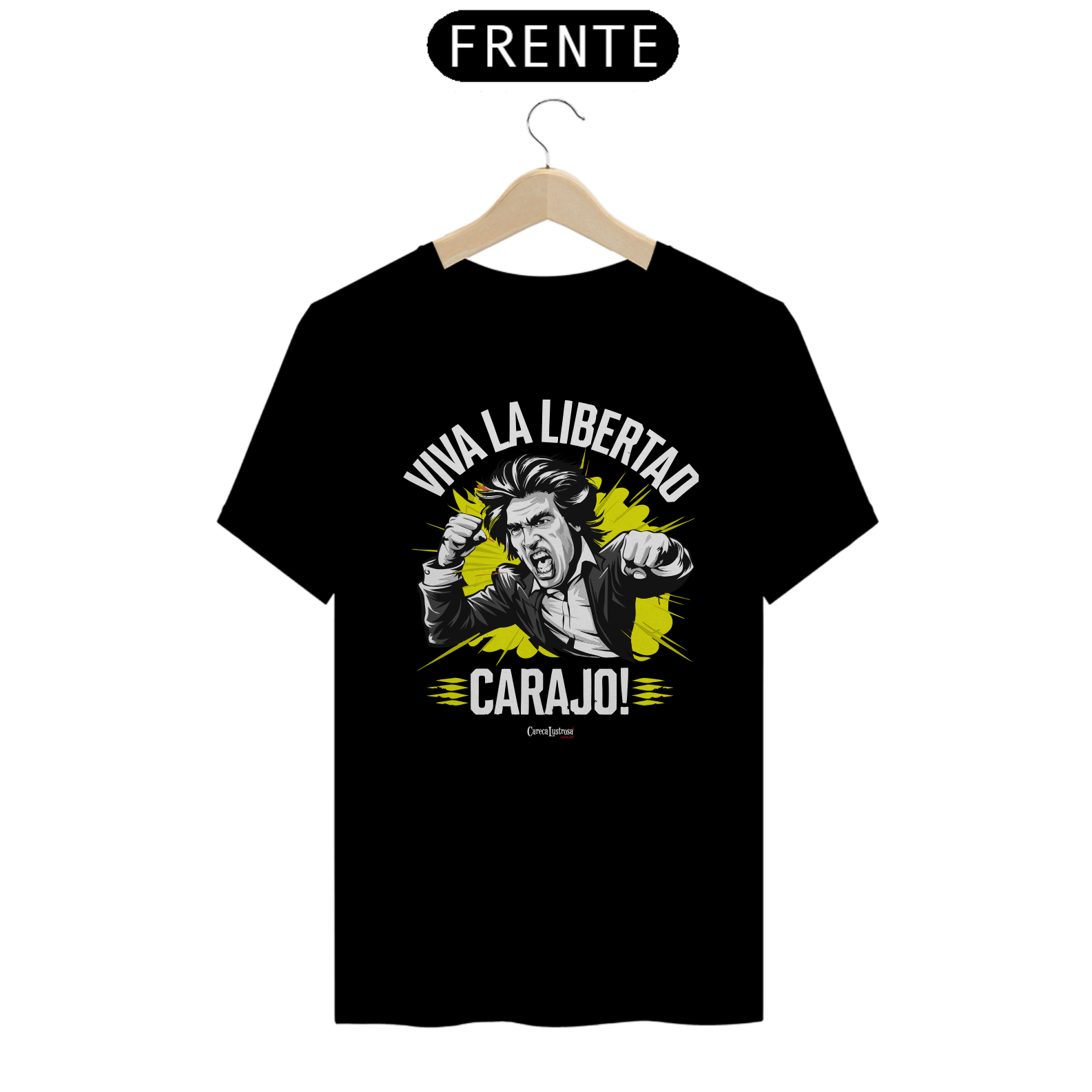Nome do produto: Camiseta - Viva La Libertad Carajo! Dark Colored #01 - [Prime Shirt]