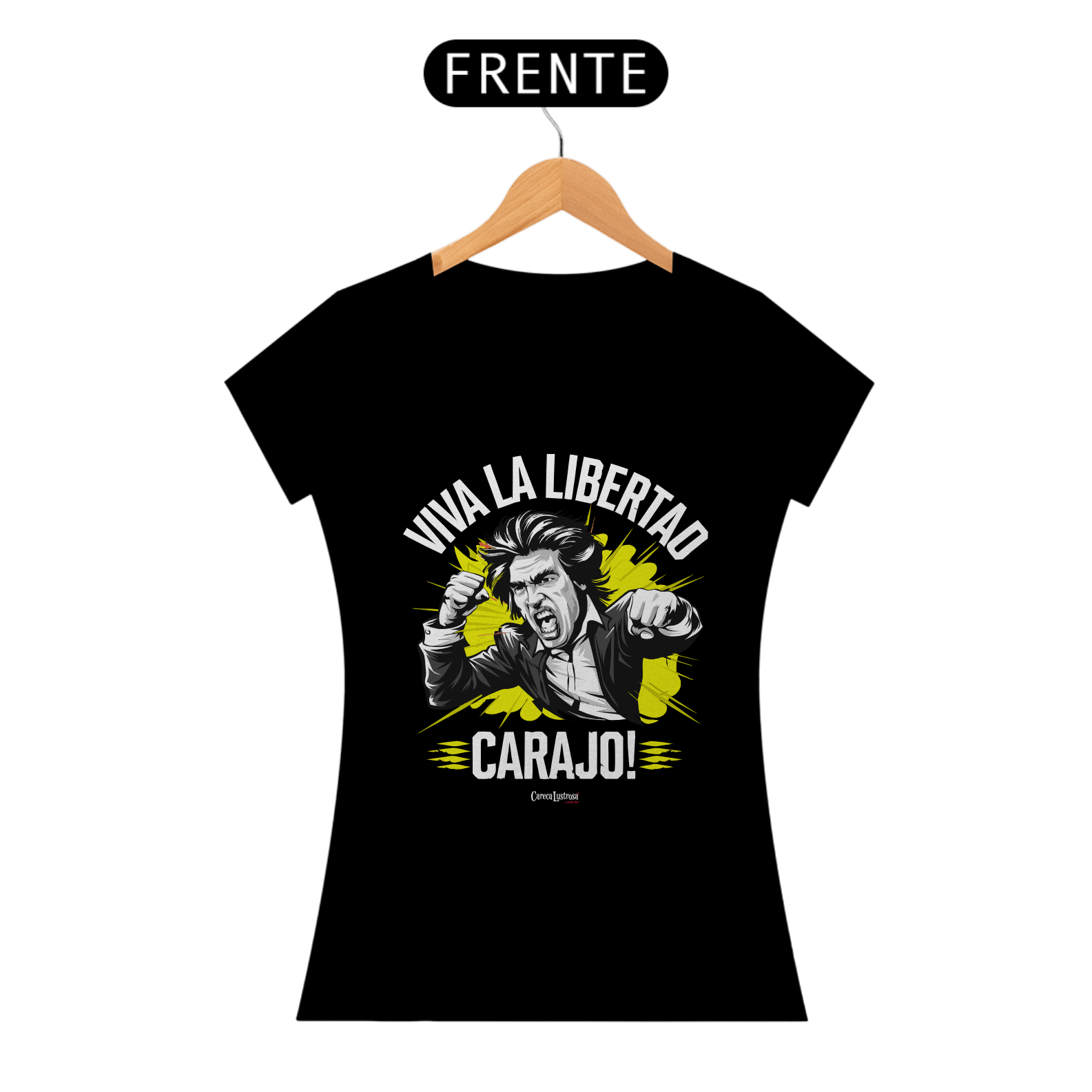 Nome do produto: Camiseta FEM - Viva La Libertad Carajo! - Light Colored #01