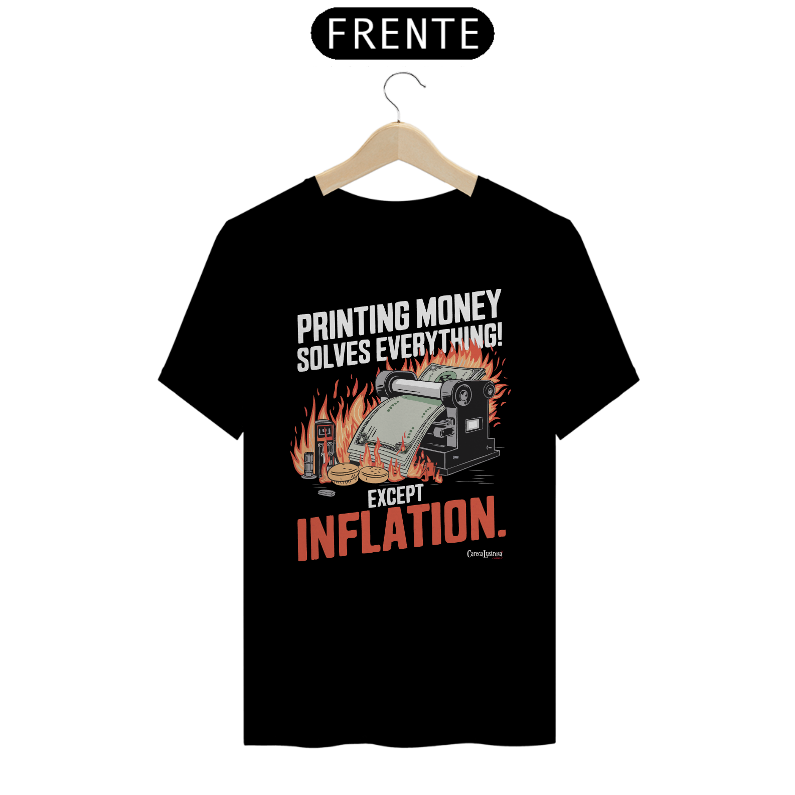 Nome do produto: Camiseta - Printing Inflation - Light Colored - [Prime Shirt]