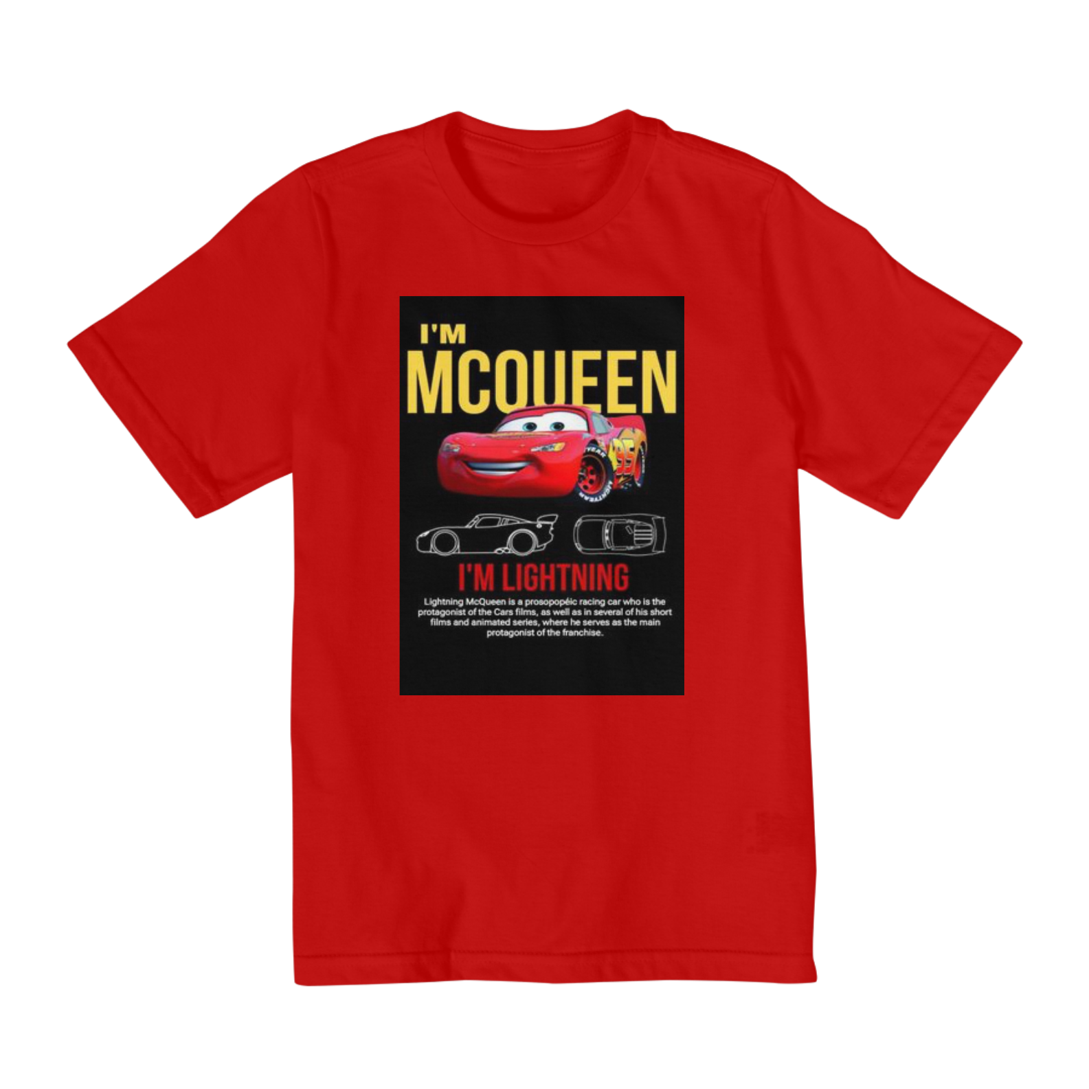 Nome do produto: Camiseta baby I\'m McQueen