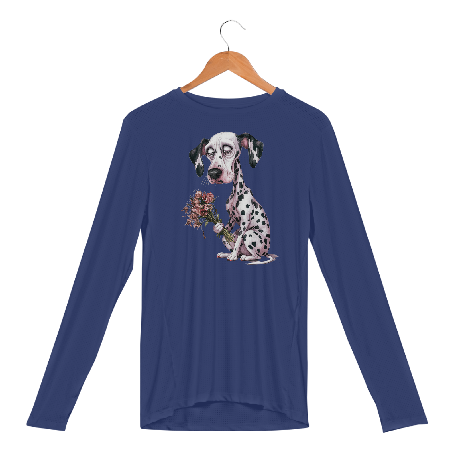 Nome do produto: Camisa Manga Longa Sport Dry UV Estampa Dalmata Florais