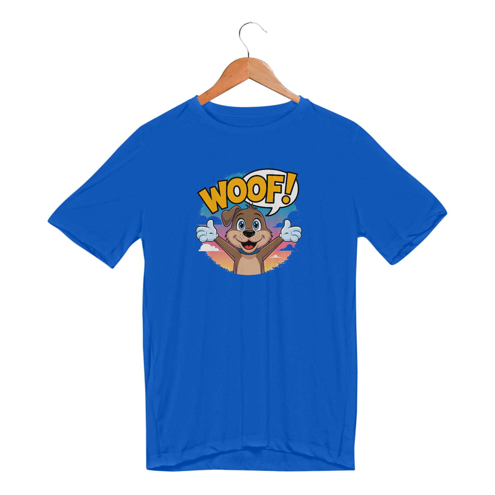 Nome do produto: Camiseta Sport Dry UV Estampa Cao Woof