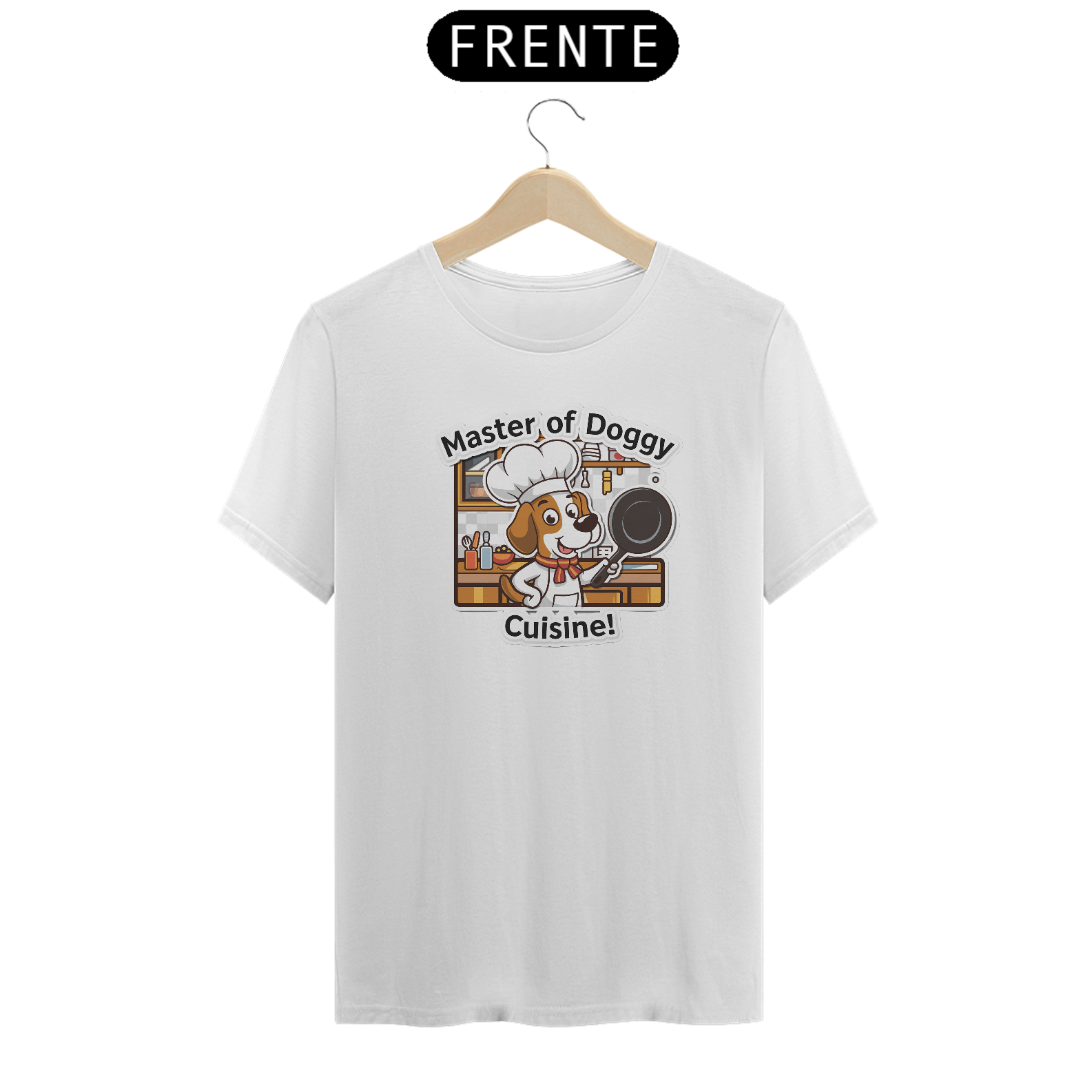 Nome do produto: T-shirt Classic com Estampa de Cão Master