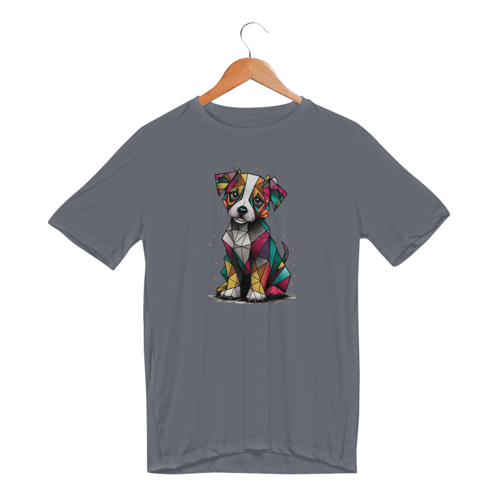 Nome do produto: Camiseta Sport Dry Uv Estampa Cão Cubismo