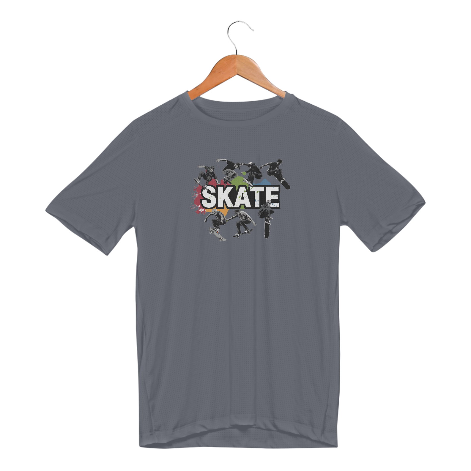 Nome do produto: Camiseta Sport Dry UV Estampa Skate Manobras