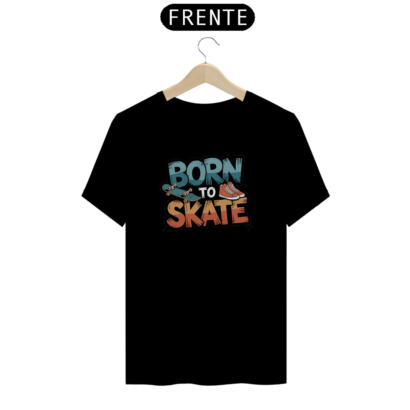 Nome do produto: T-Shirt Quality Estampa Skate Tênis 