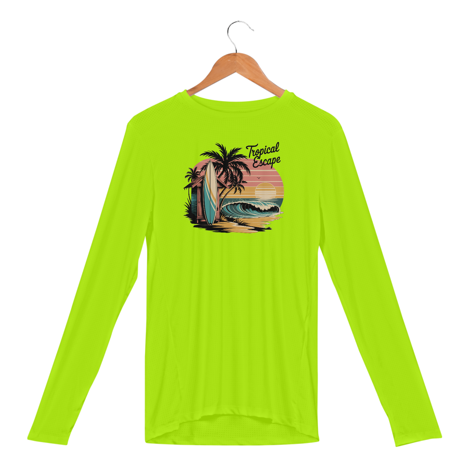 Nome do produto: Camisa Manga Longa Sport Dry UV Estampa Surf