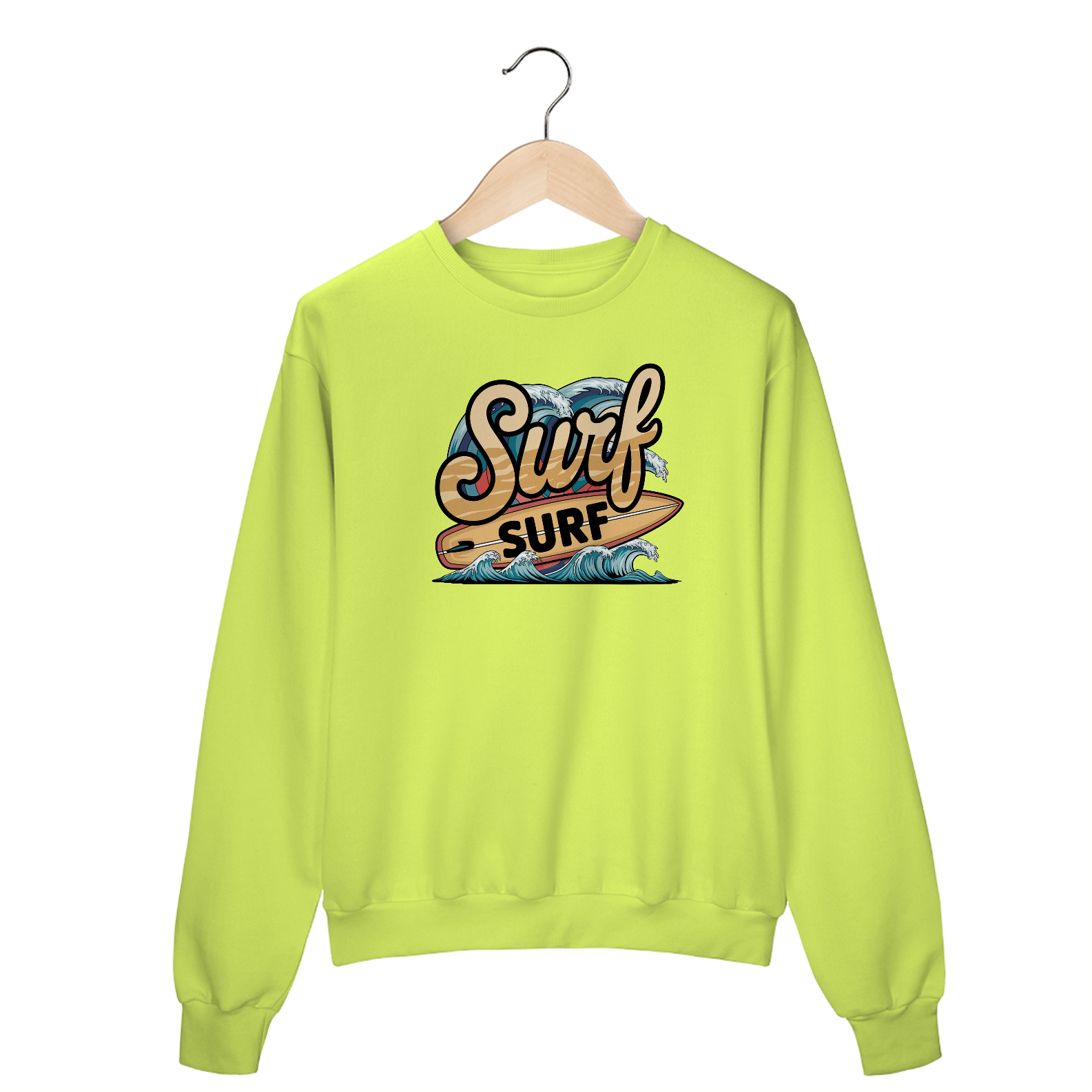 Nome do produto: Moletom Fechado Estampa Surf Plancha