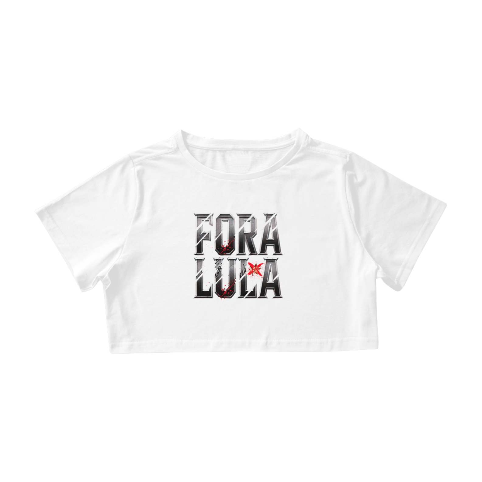 Nome do produto: Cropped Fora Lula
