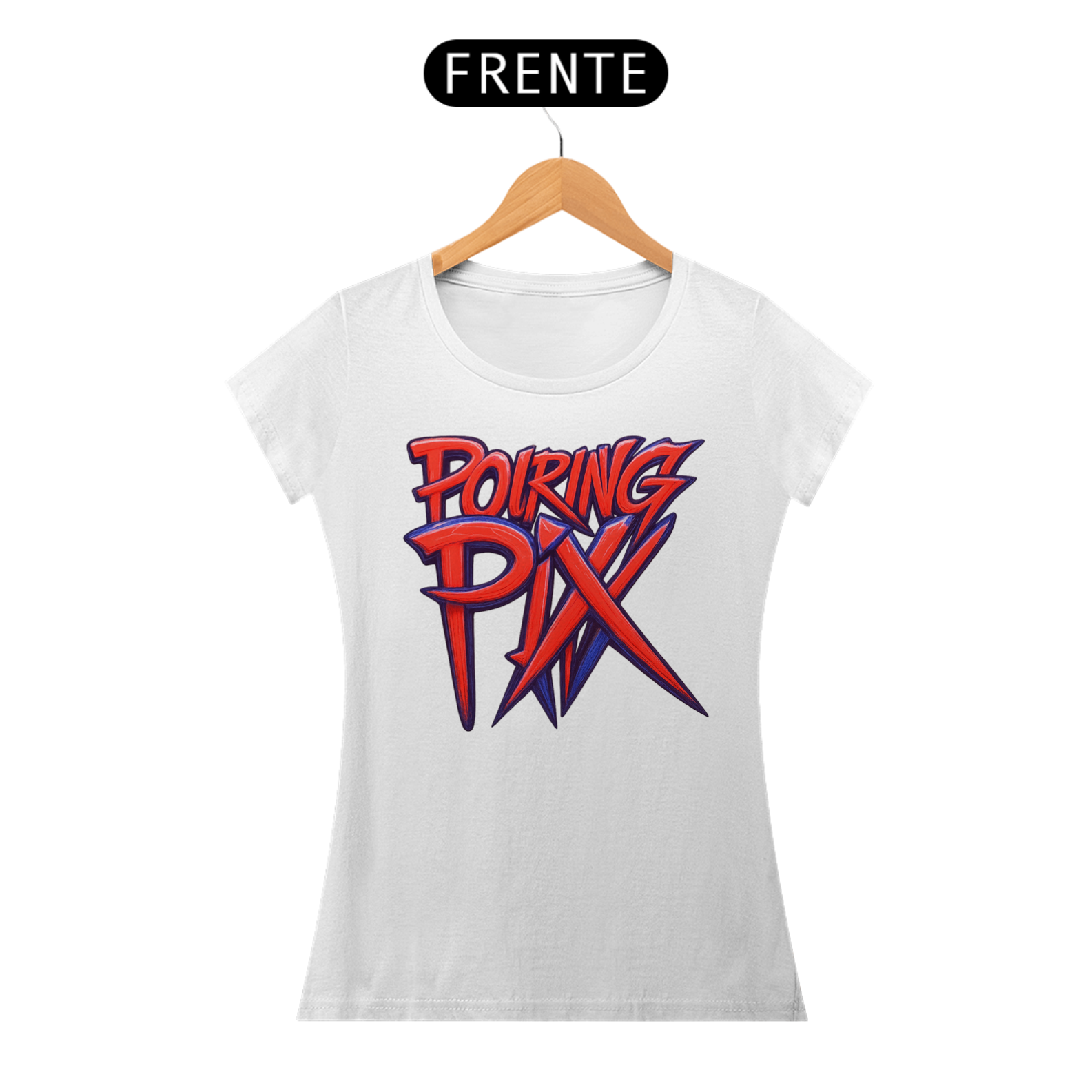 Nome do produto: Pouring Pix Estilizada Baby Look