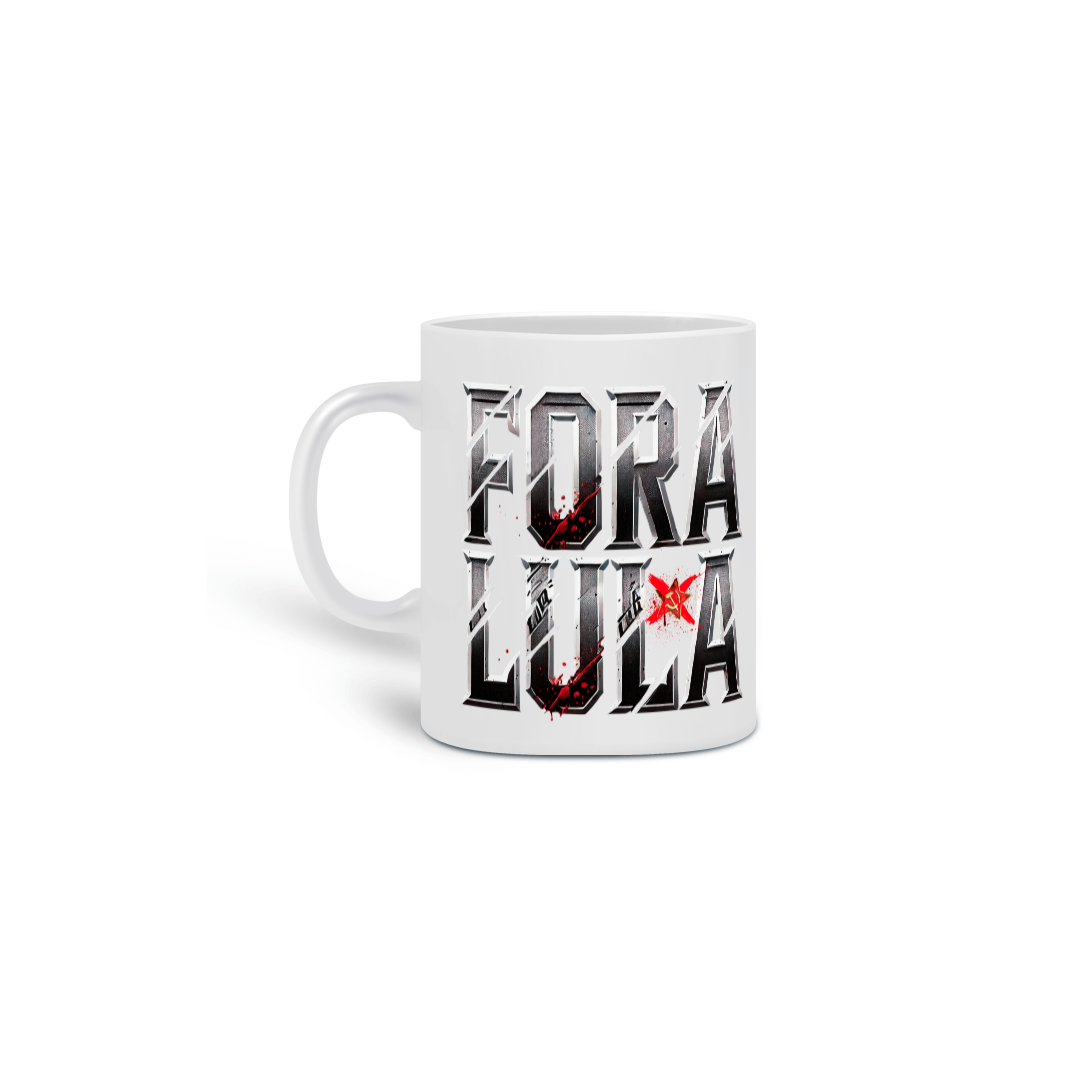 Nome do produto: Caneca Fora Lula