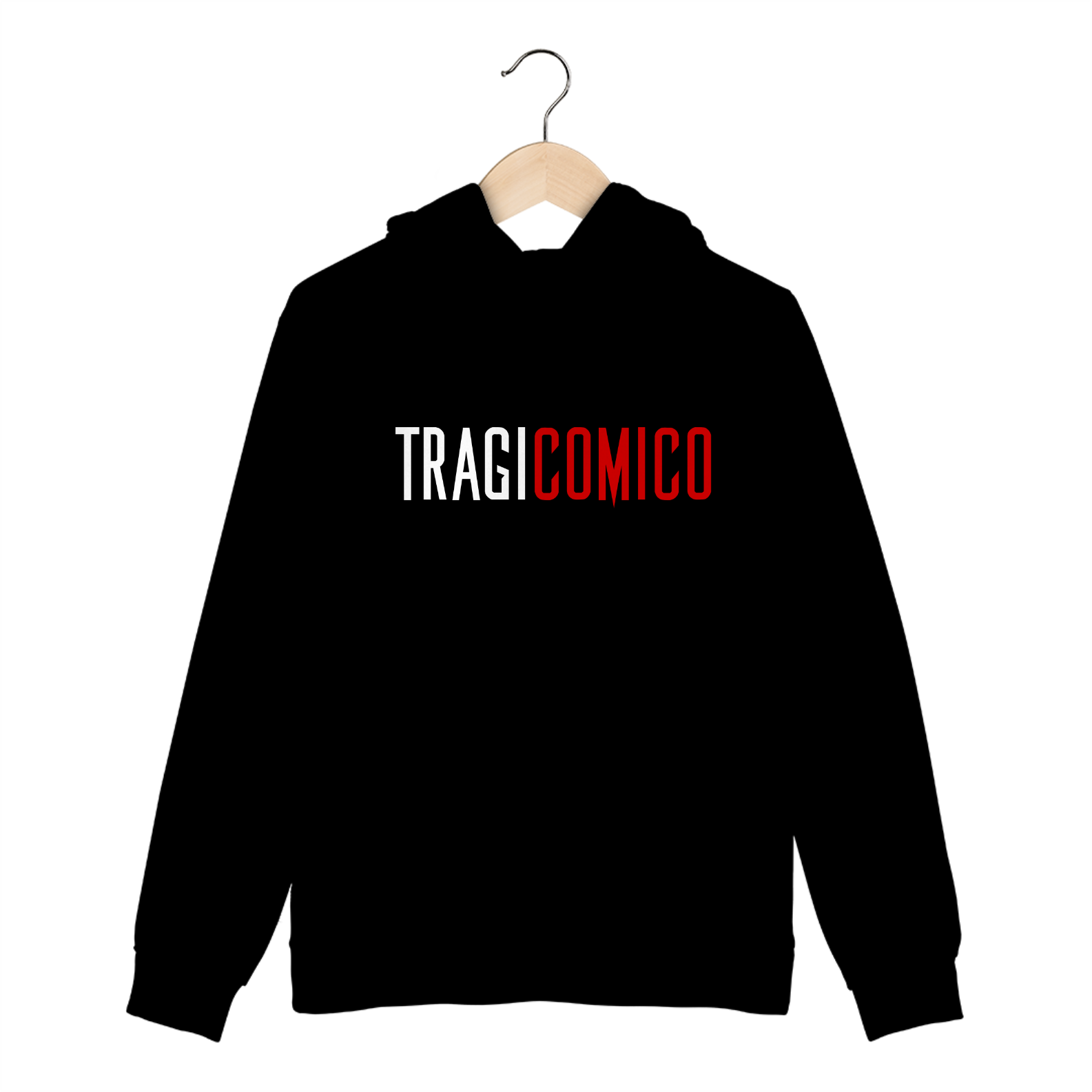 Nome do produto: Moletom Fechado Tragicômico