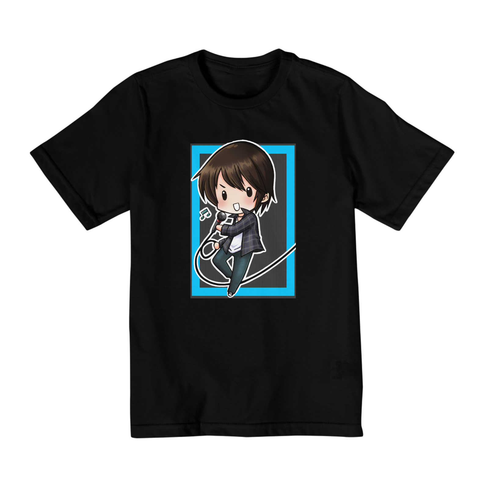 Nome do produto: Camisa Wagner Chibi Infantil de 2 a 8 anos