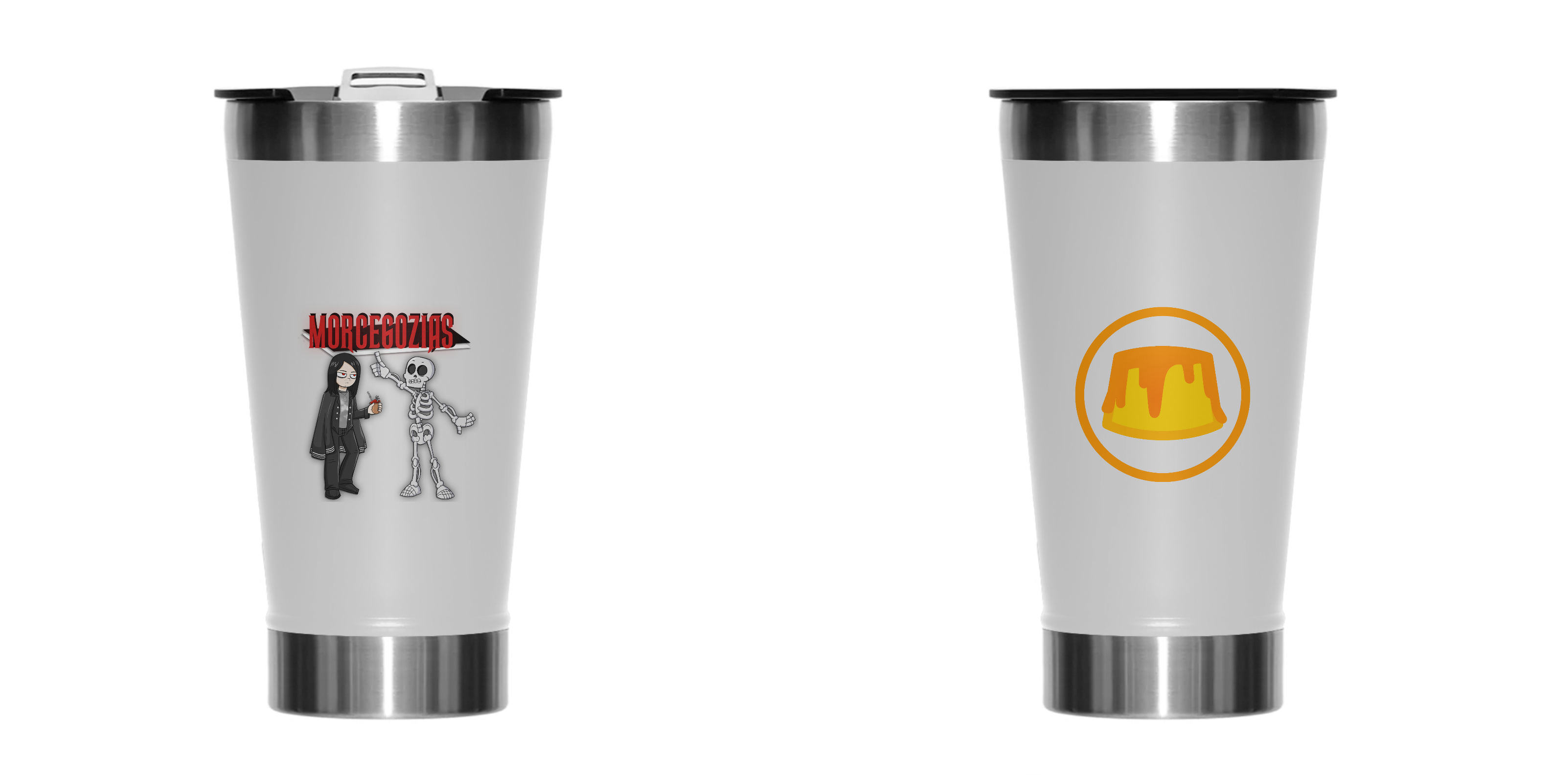 COPO TÉRMICO MORCEGOZIAS ESQUELETO - CAZUM8