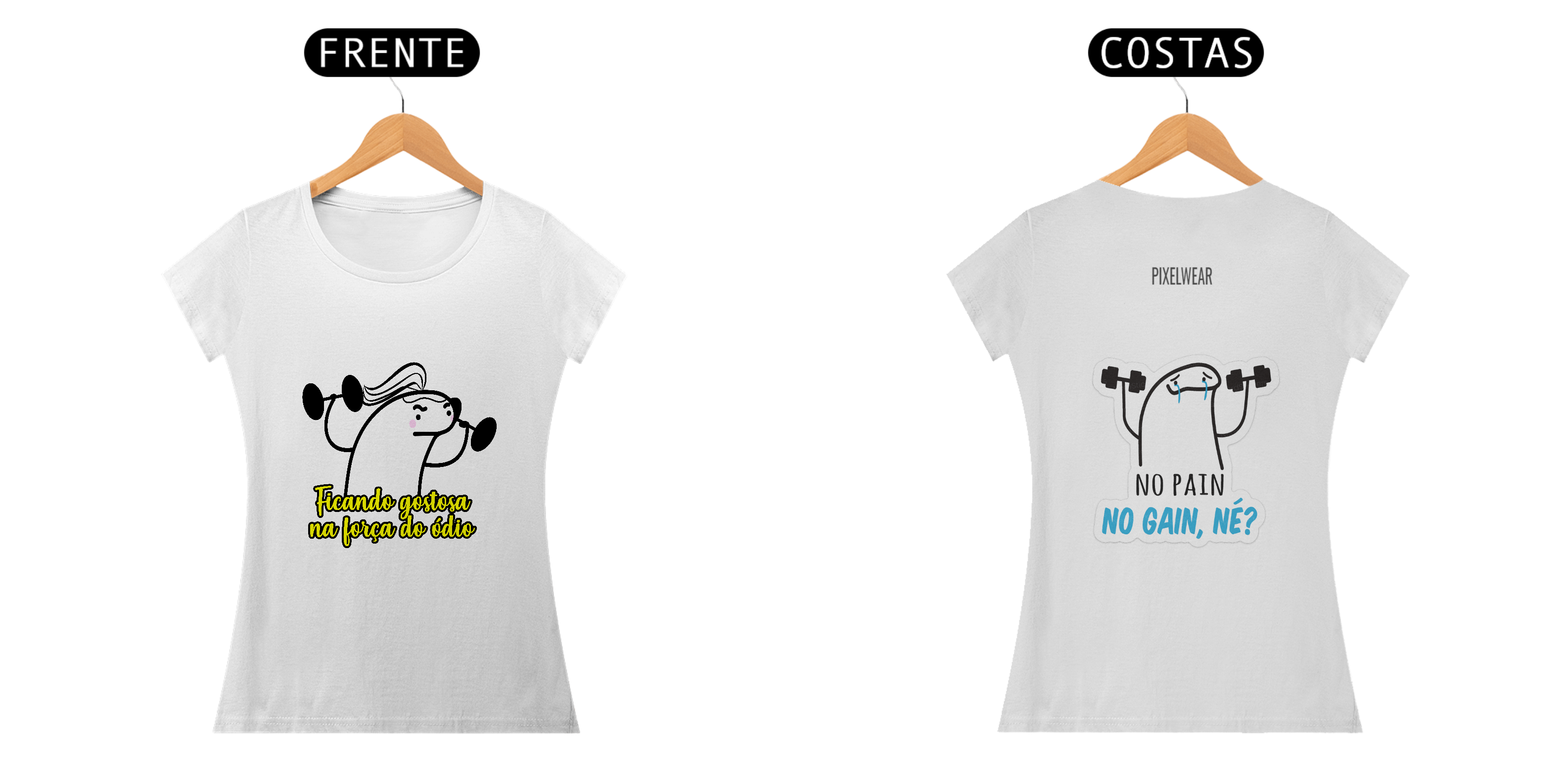 Nome do produto: MEME FLORK ACADEMIA POR PIXELWEAR