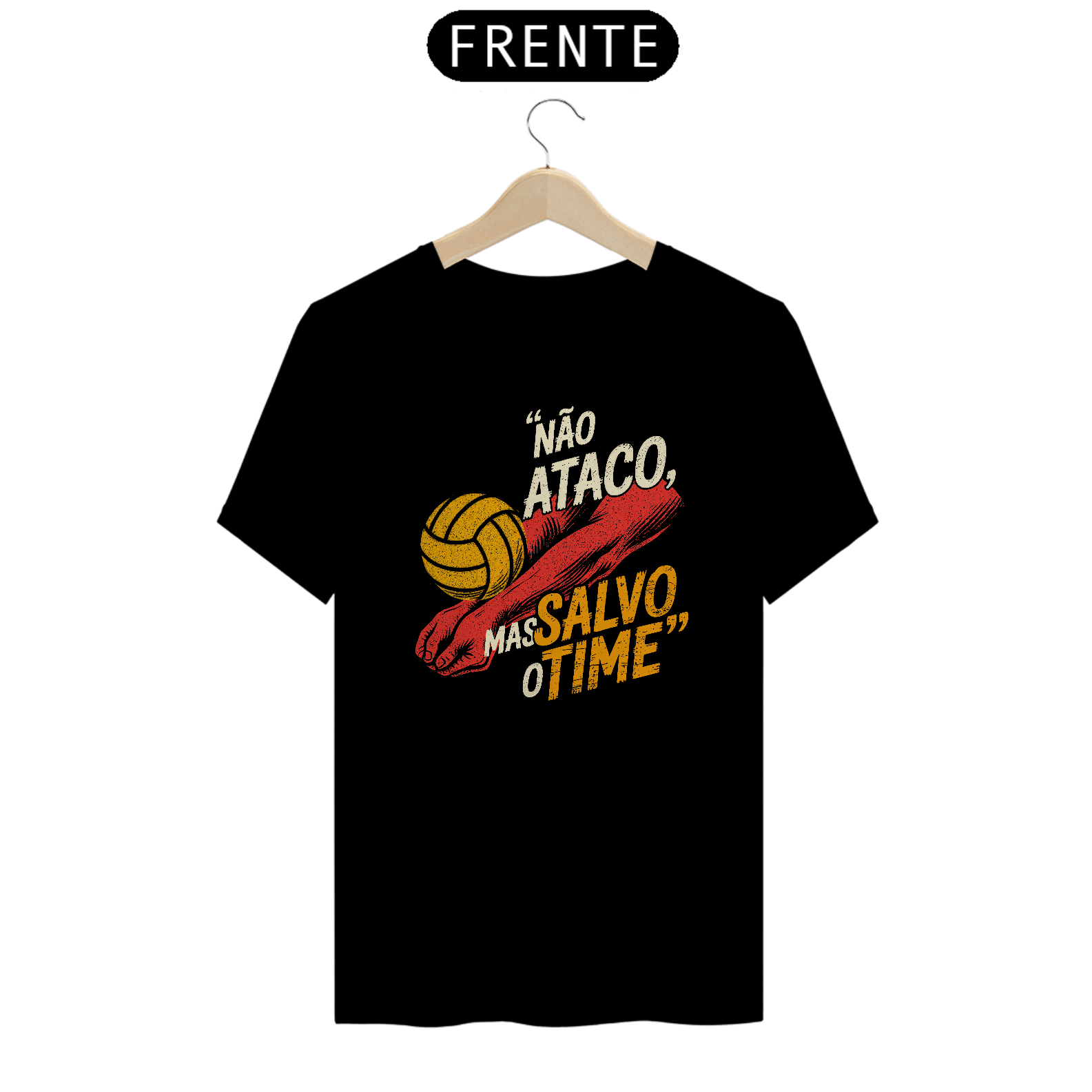 Camiseta Líbero – “Não Ataco, Mas Salvo o Time”