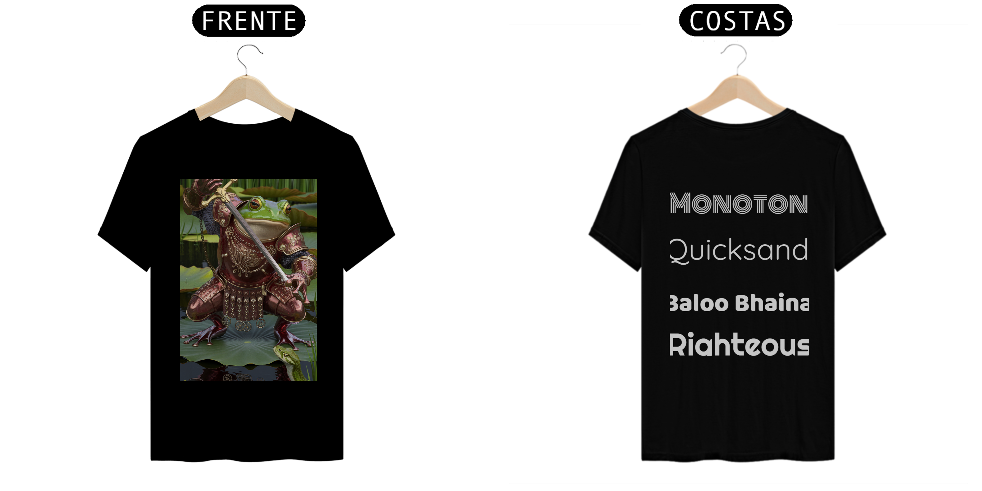 Nome do produto: Camisa sapo medieval