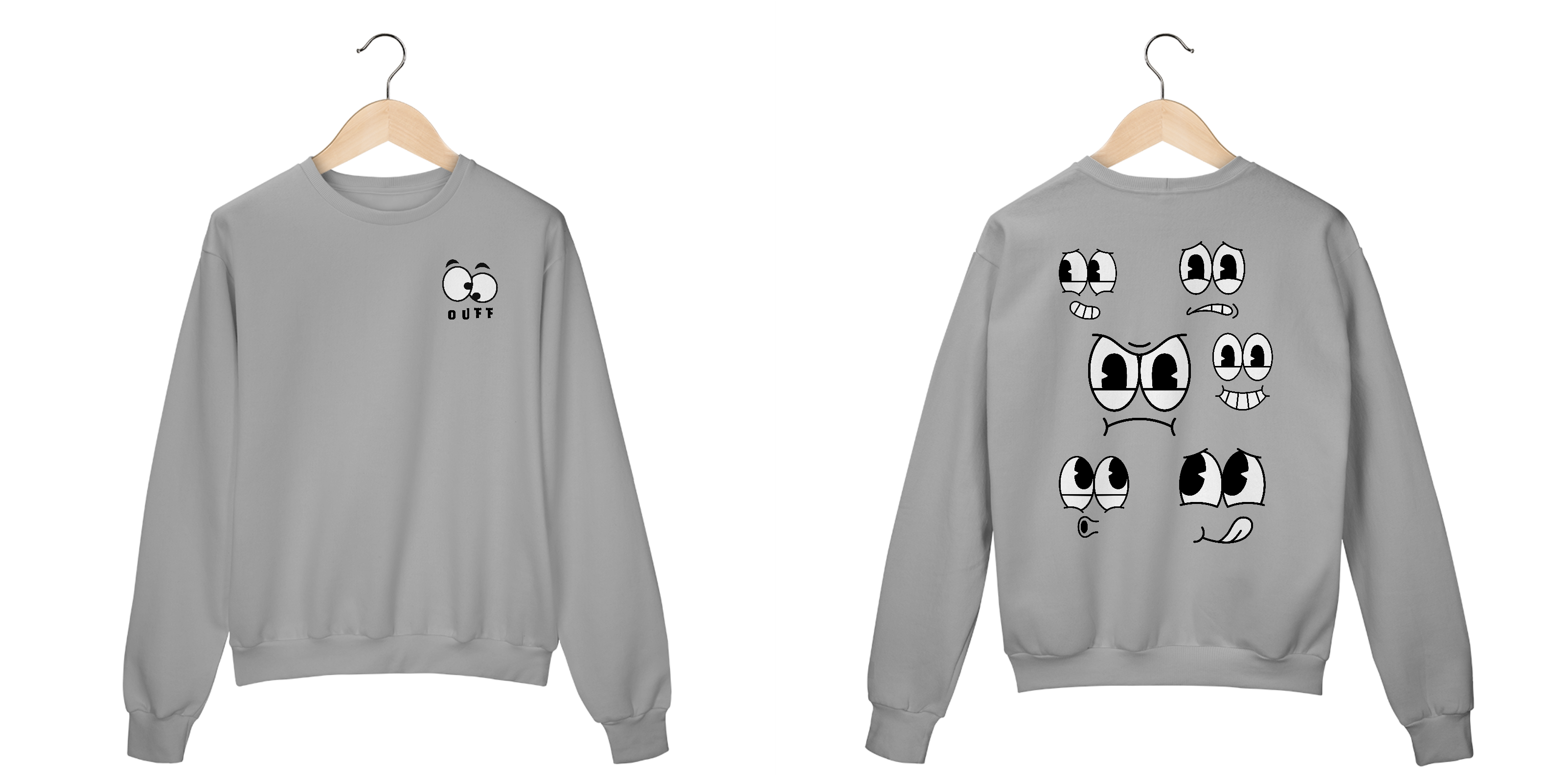 Nome do produto: Moletom Emoções Ouff Premium