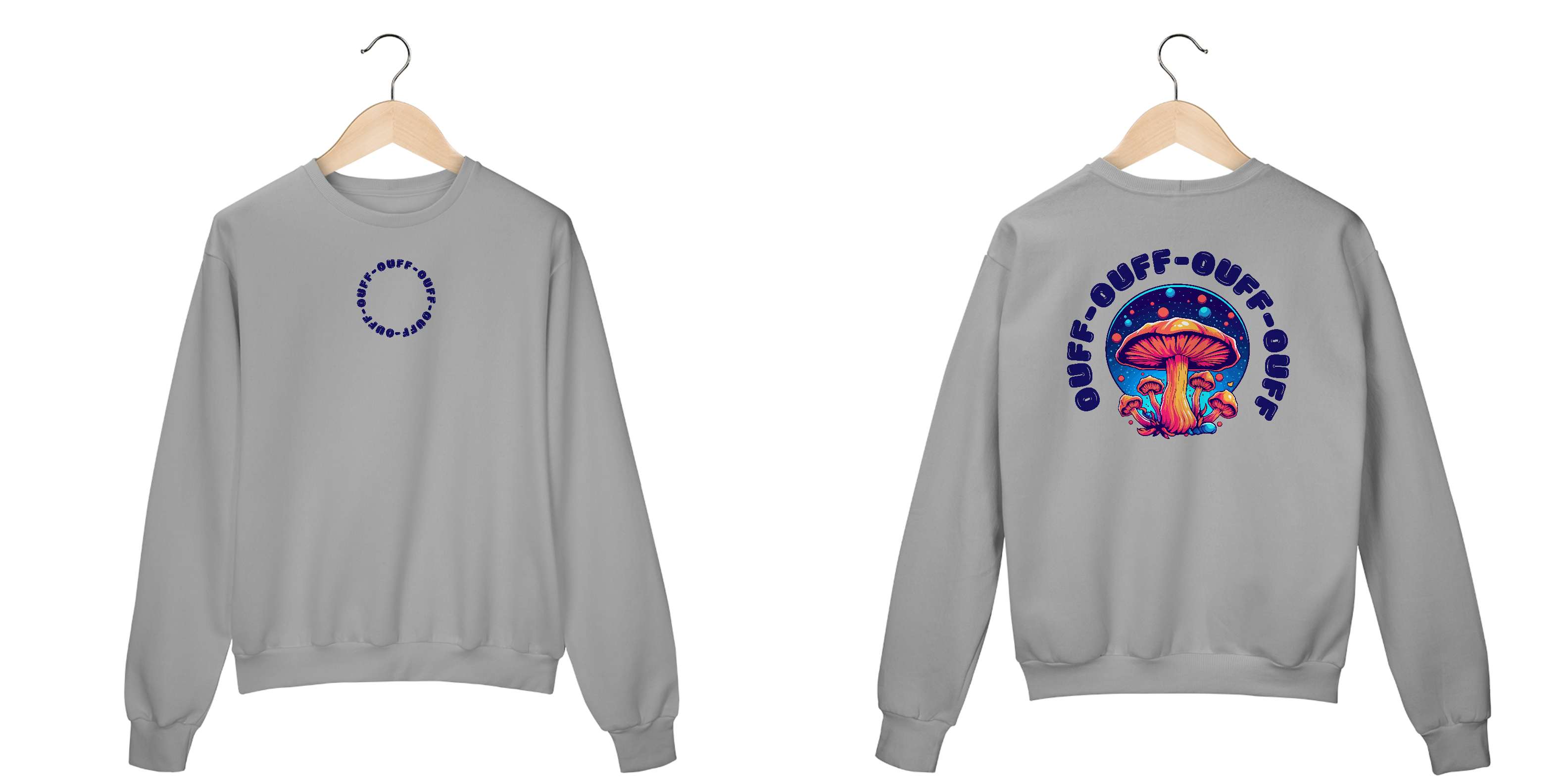 Nome do produto: Moletom Cogumelo Ouff Premium