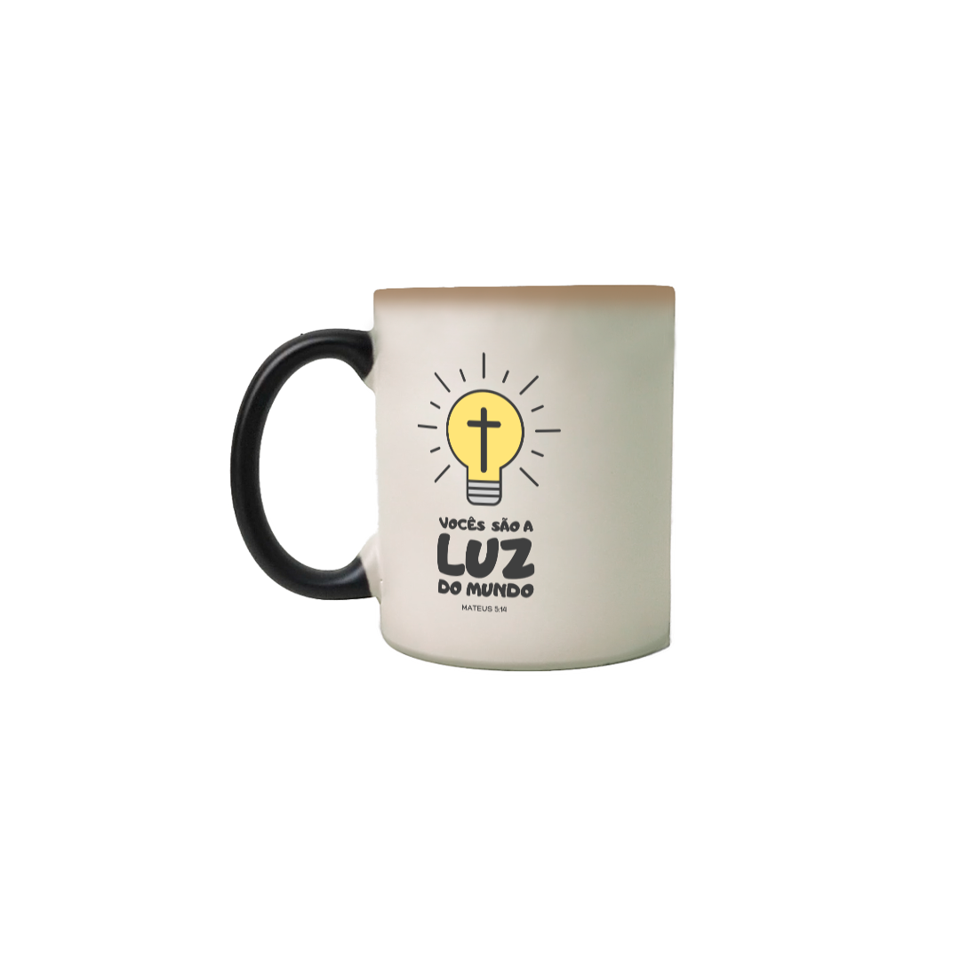 Nome do produto: Caneca mágica: Luz do Mundo 