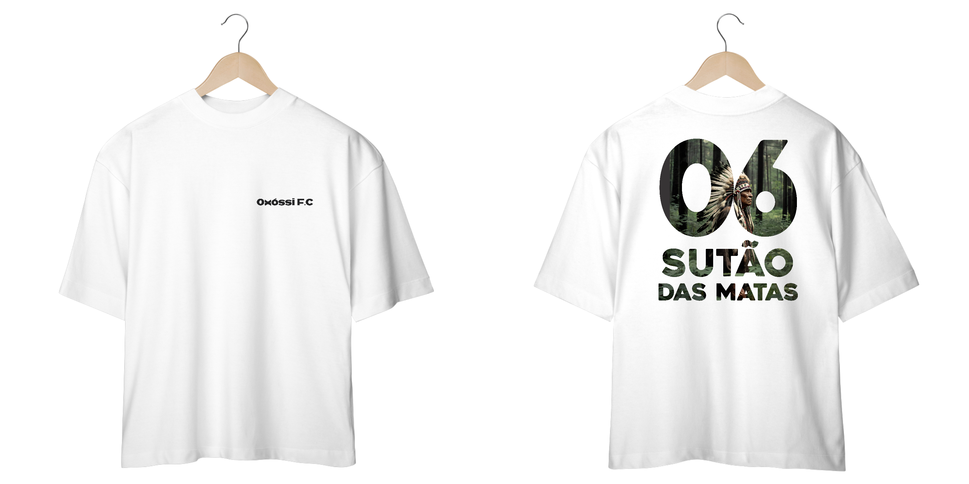 Nome do produto: Camiseta Oversized - Caboclo Sutão das Matas