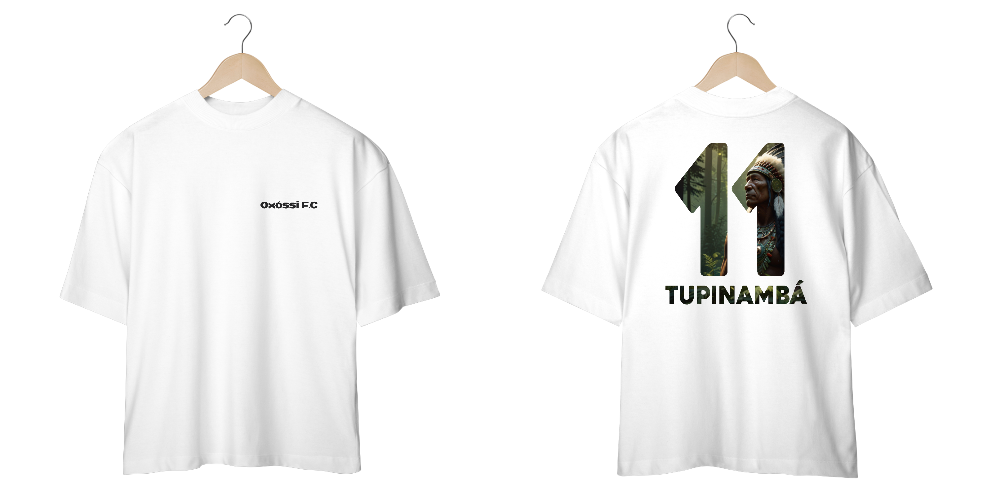 Nome do produto: Camiseta Oversized - Caboclo Tupimanbá