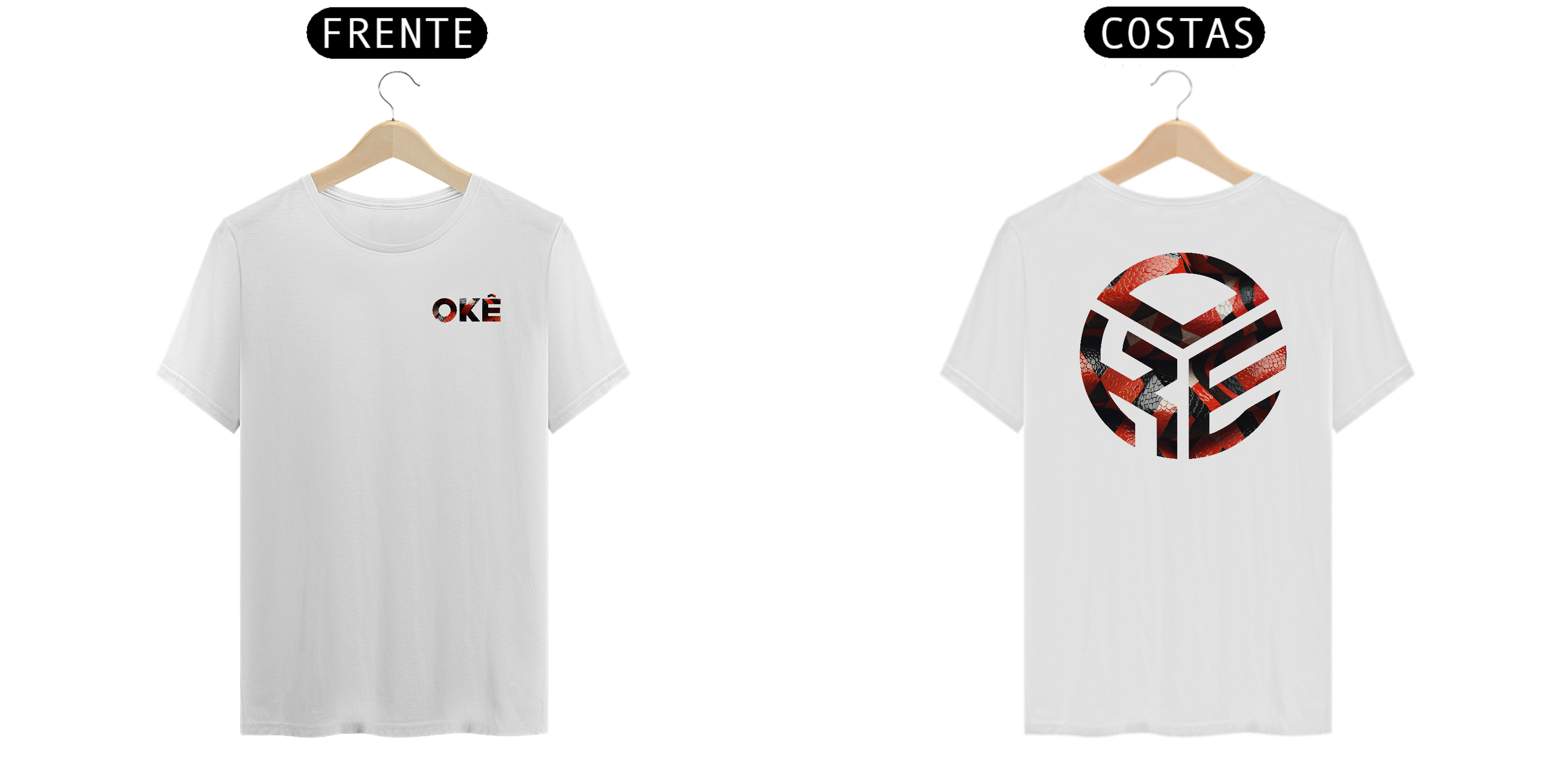 Nome do produto: T-Shirt Okê - Cobra Coral