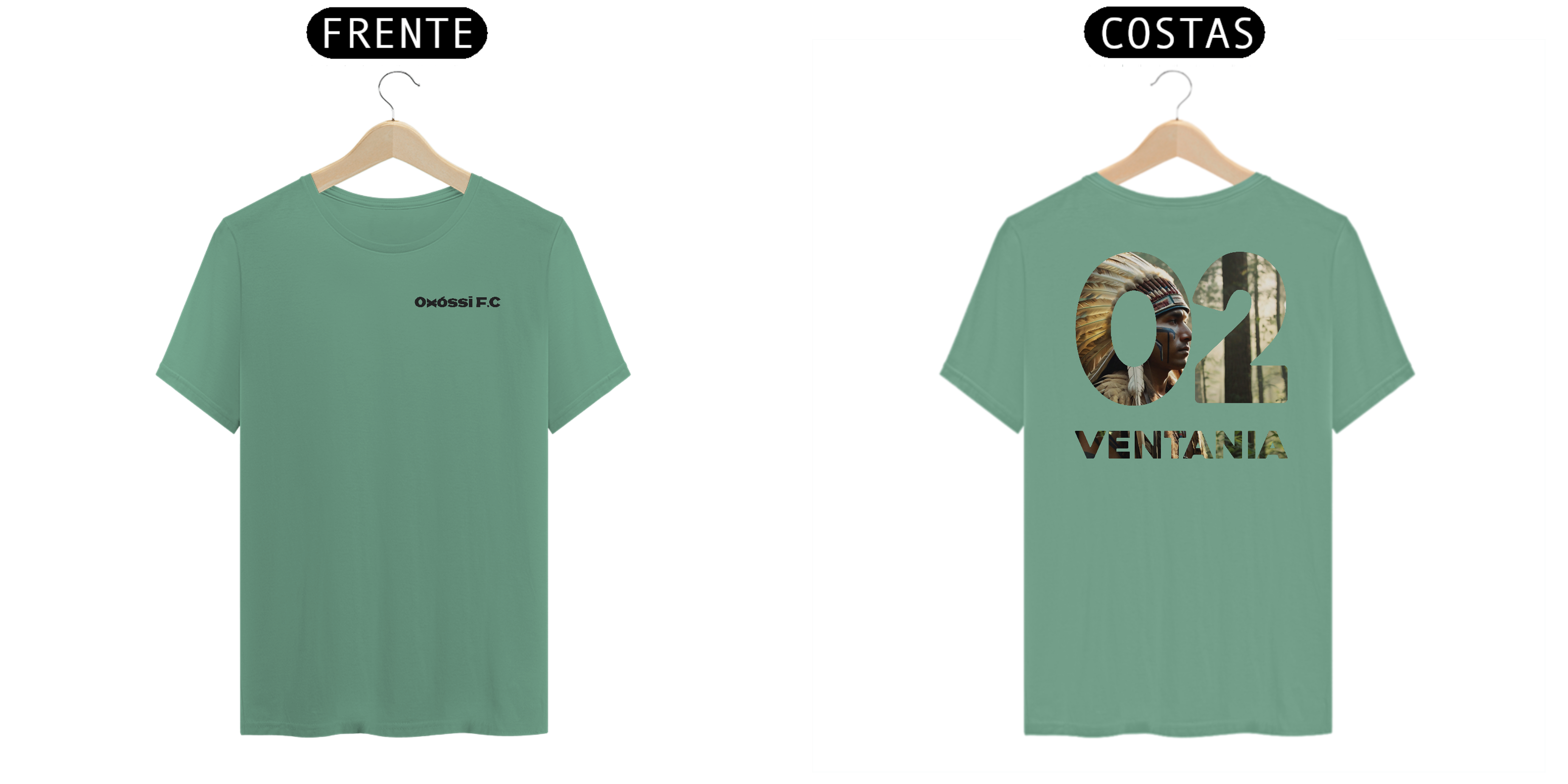 Nome do produto: T-Shirt Estonada - Caboclo Ventania