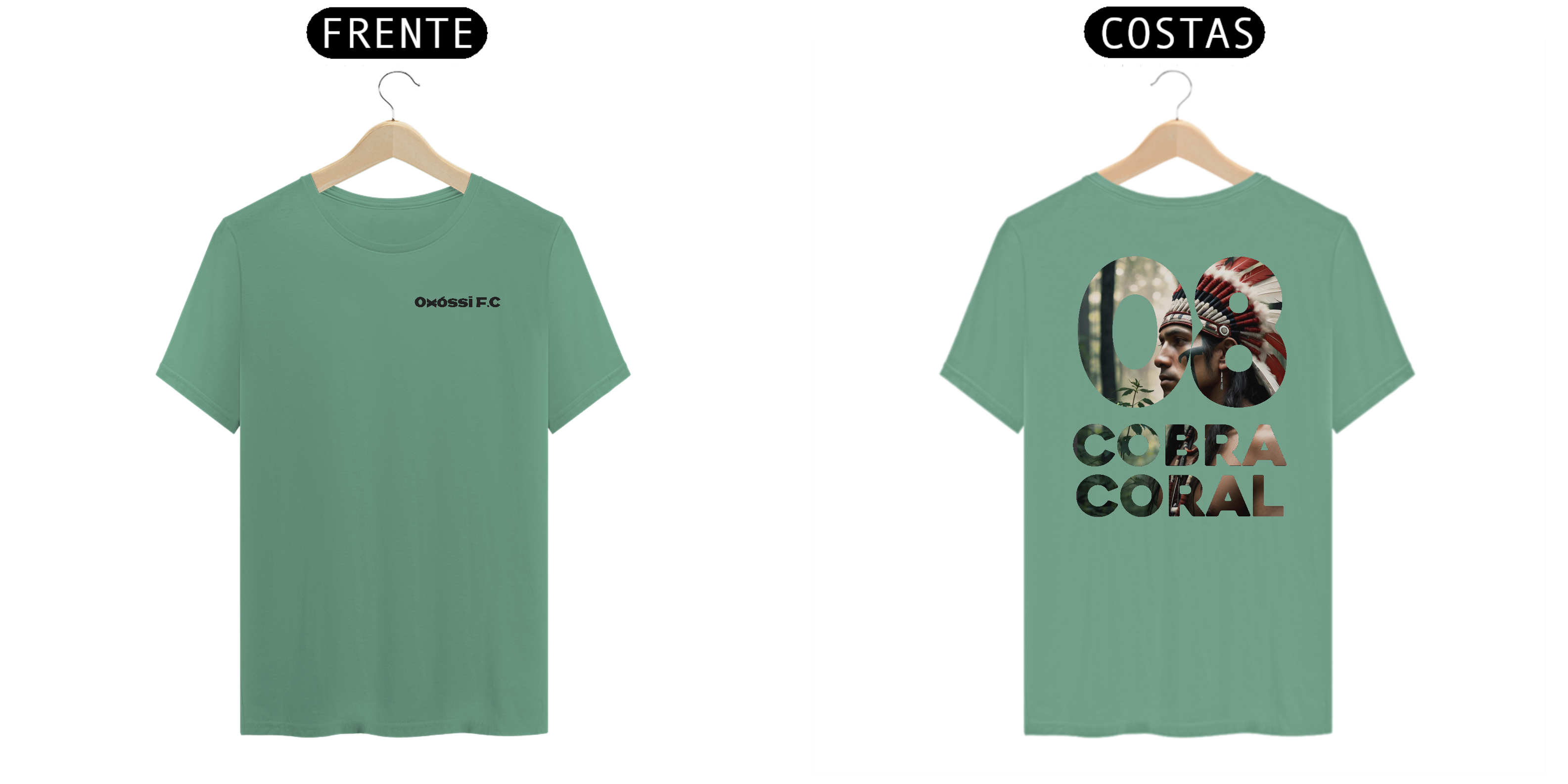 Nome do produto: T-Shirt Estonada - Cobra Coral