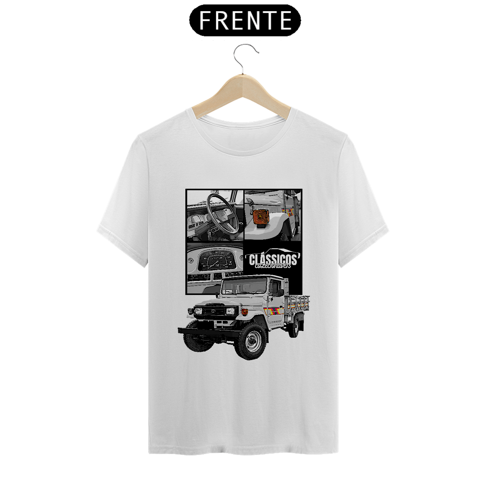 Camiseta Clássicos Toyota Bandeirante