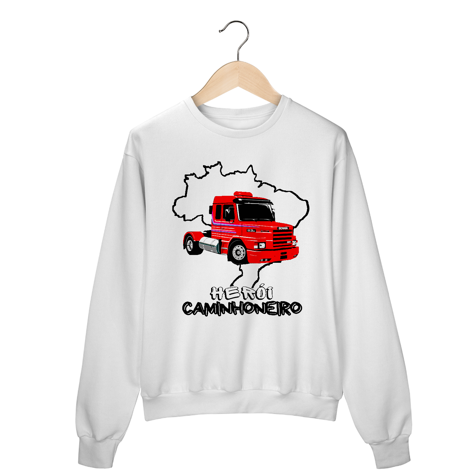 Moletom Herói Caminhoneiro Scania 113