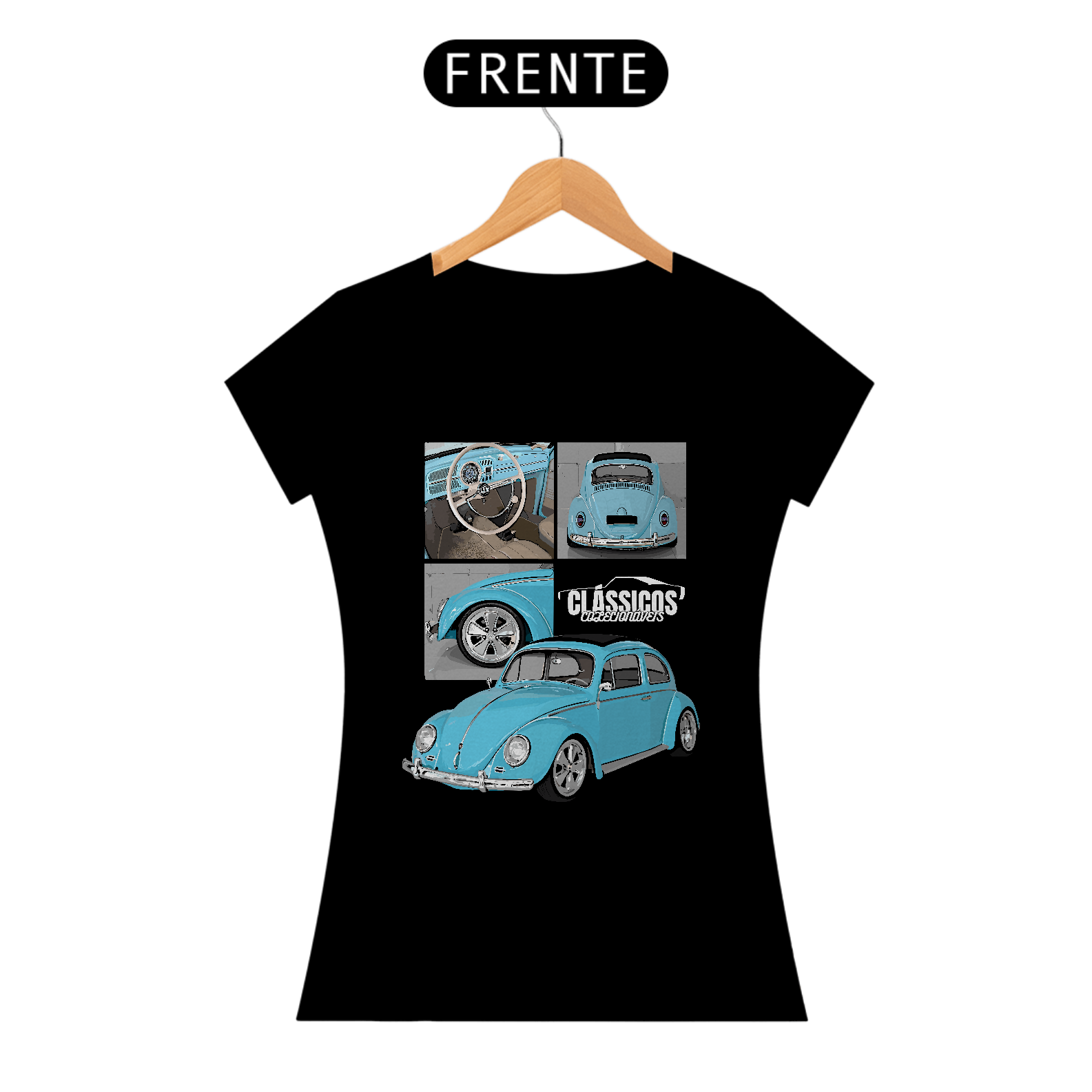 Camiseta Feminina VW Fusca