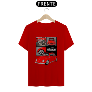 Camiseta Clássicos Fusca Vermelho