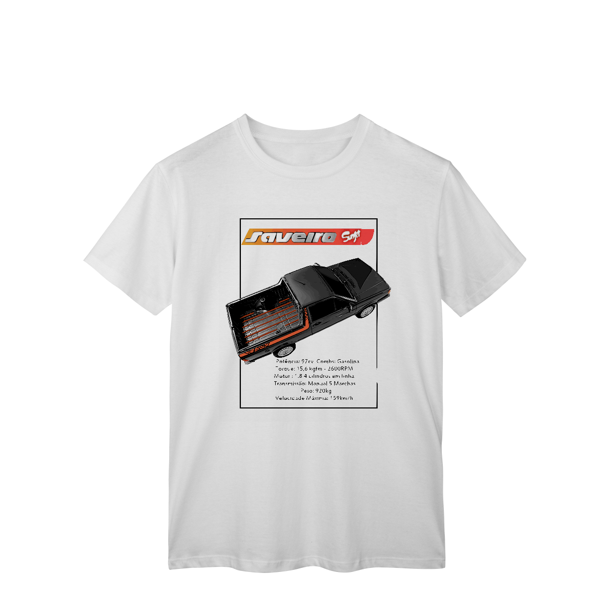 Camiseta Saveiro Sunset Ficha Técnica