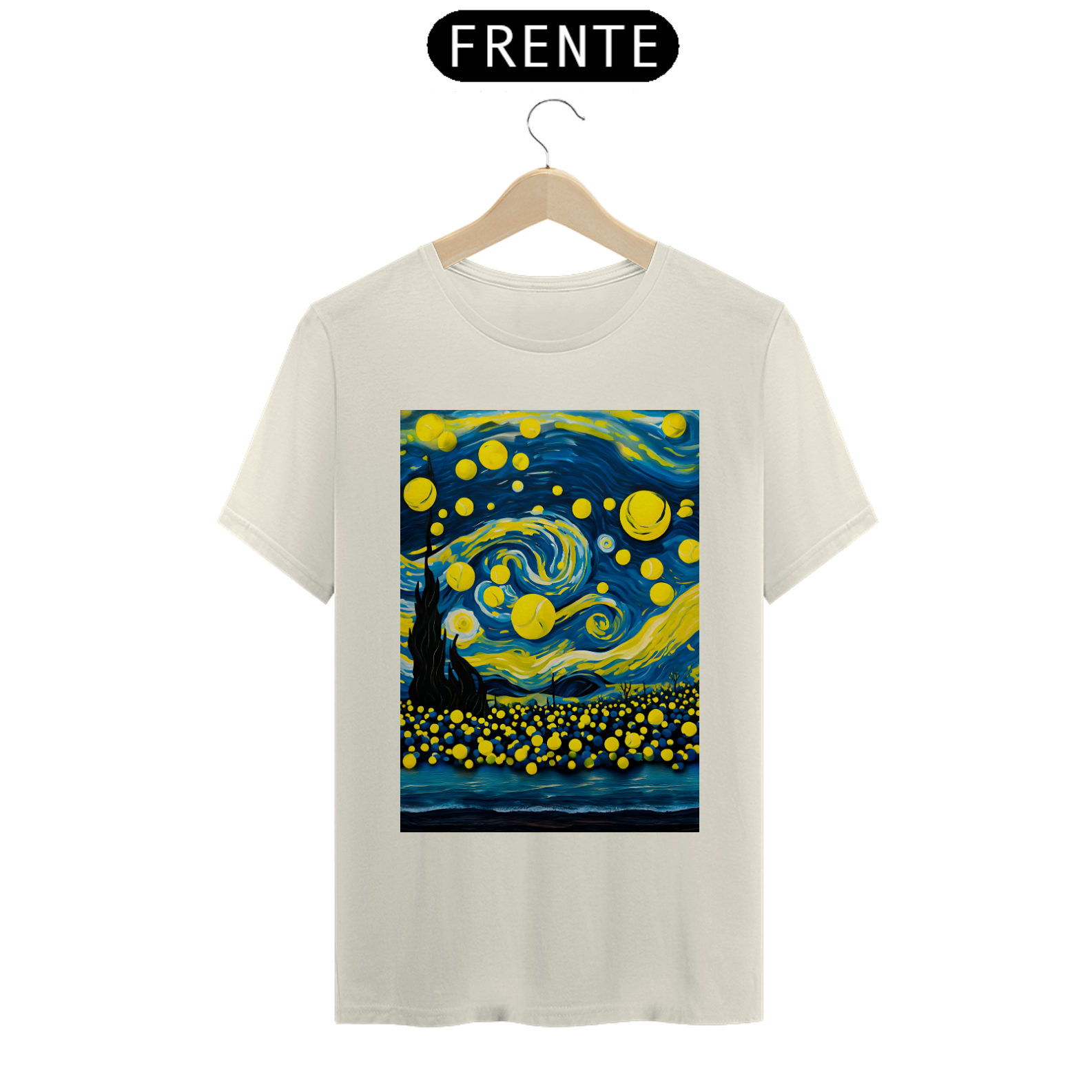 Nome do produto: Camisa 100% Algodão - Starry Night