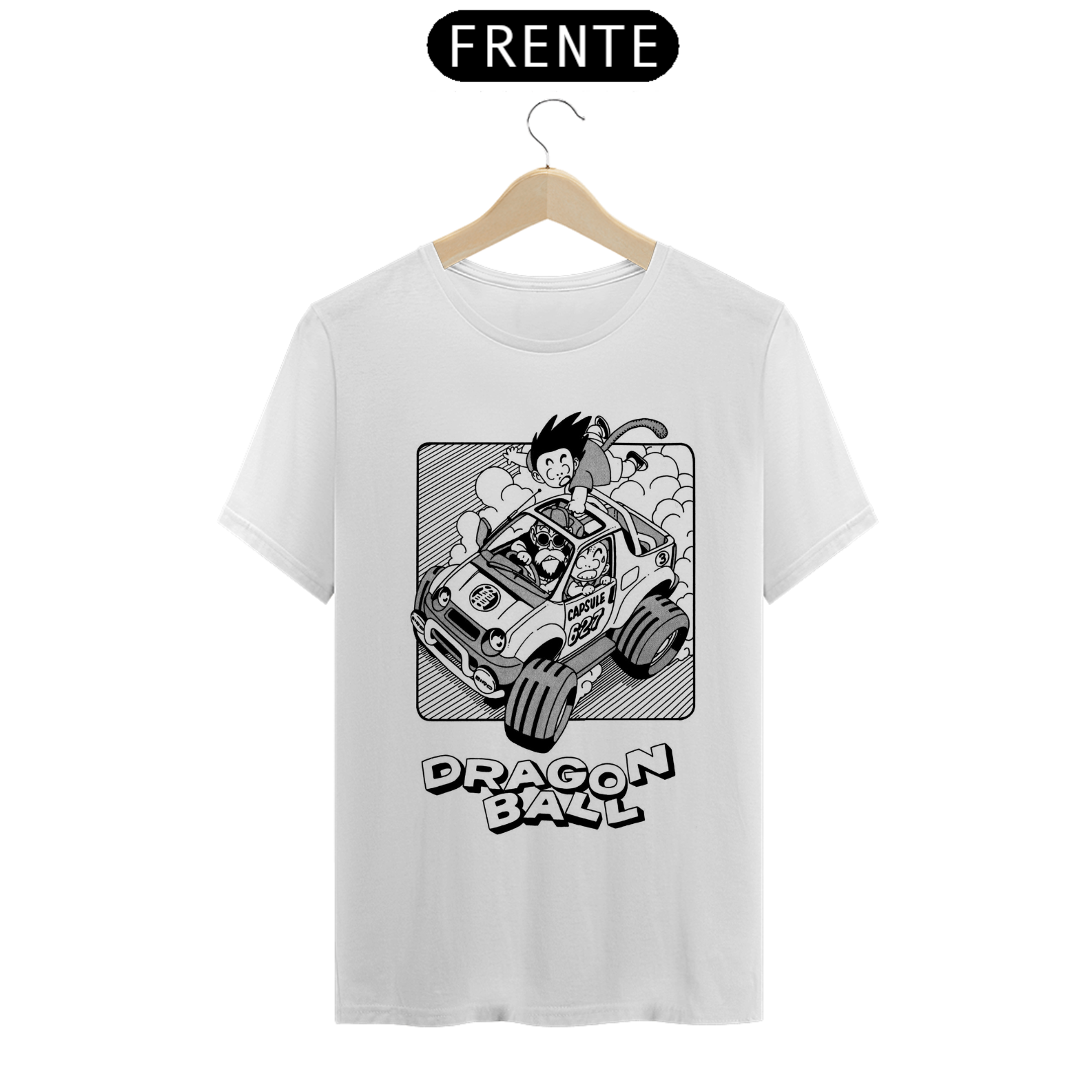 Nome do produto: Coleção de Camisetas Dragon Ball (Camiseta Branca)