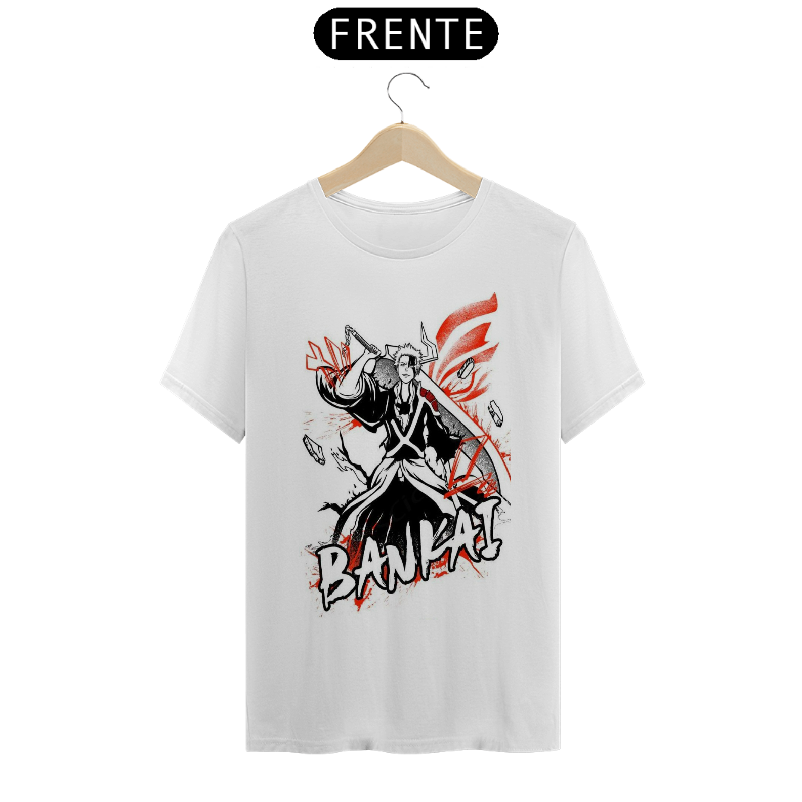 Nome do produto: Coleção de Camiseta  Bleach - Modelo Bankai