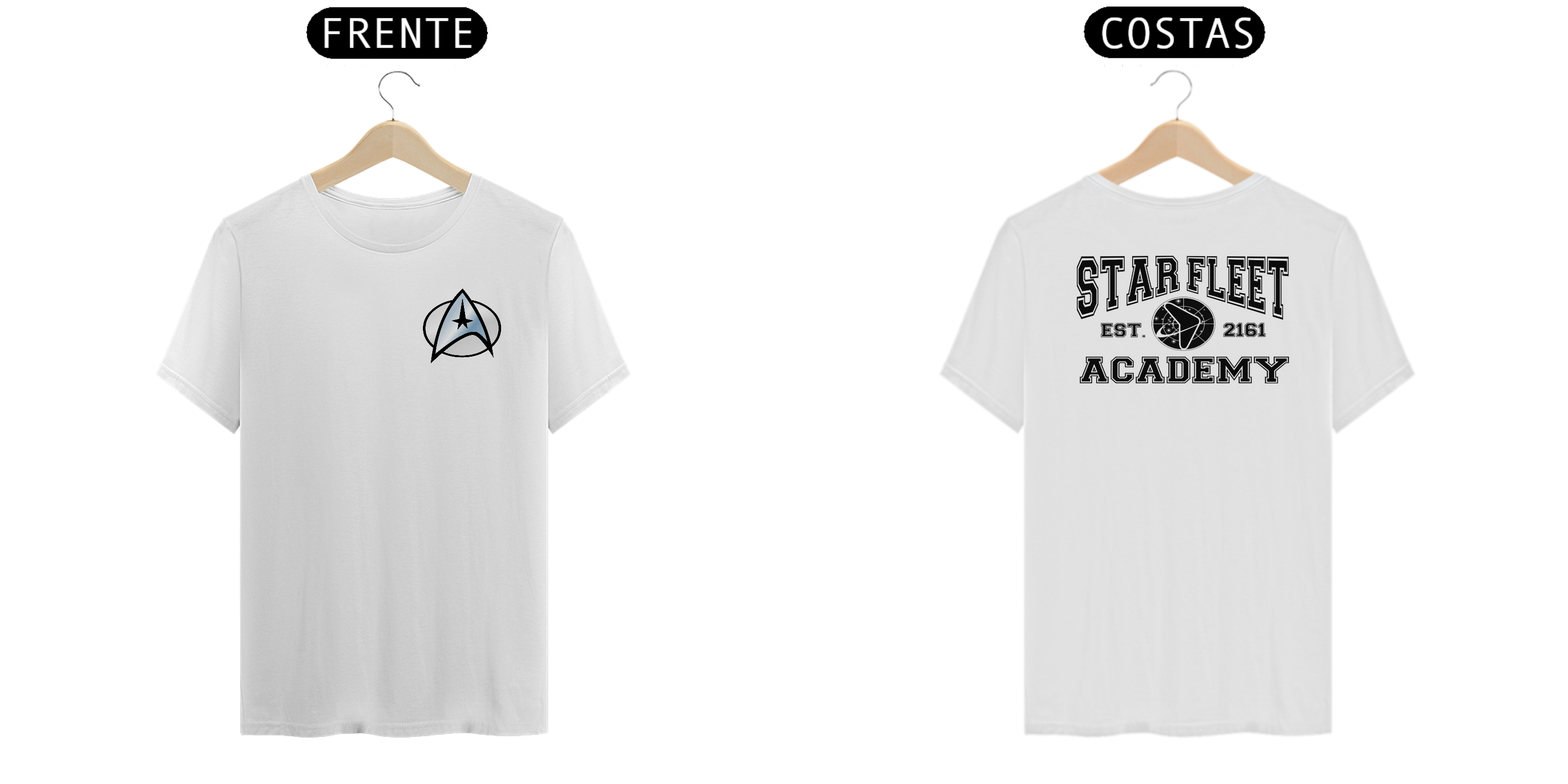 Nome do produto: Coleção de Camisetas Filmes e Séries - Star Trek - Star Fleet Academy