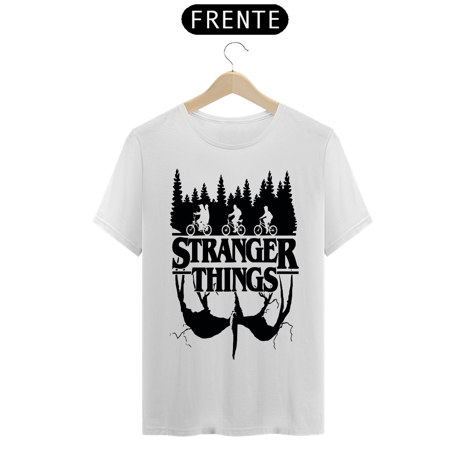 Nome do produto: Coleção de Camisetas Filmes e Séries: Stranger Things - Coleção Clássica 