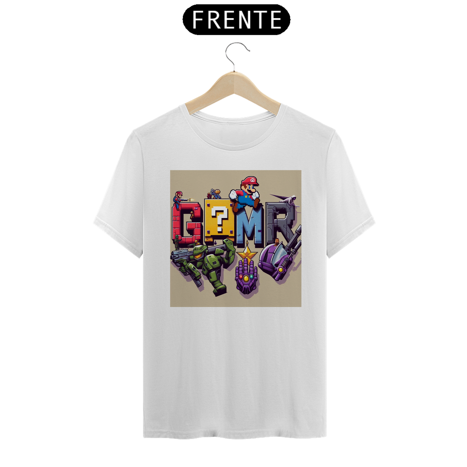 Nome do produto: Coleção de Camiseta Gamers - Gamers